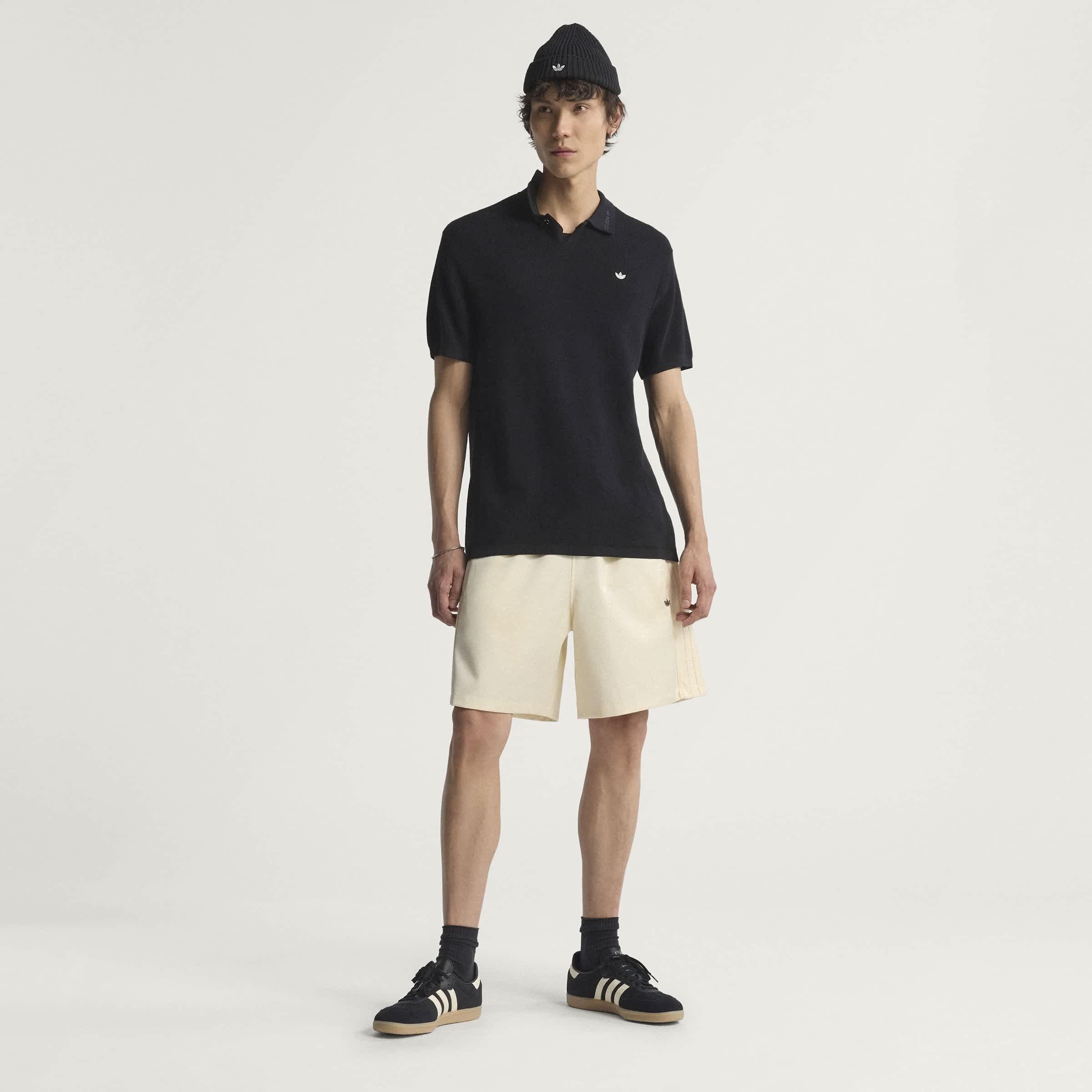 black - adidas Originals - Adidas Premium Polo Sn64 - 7