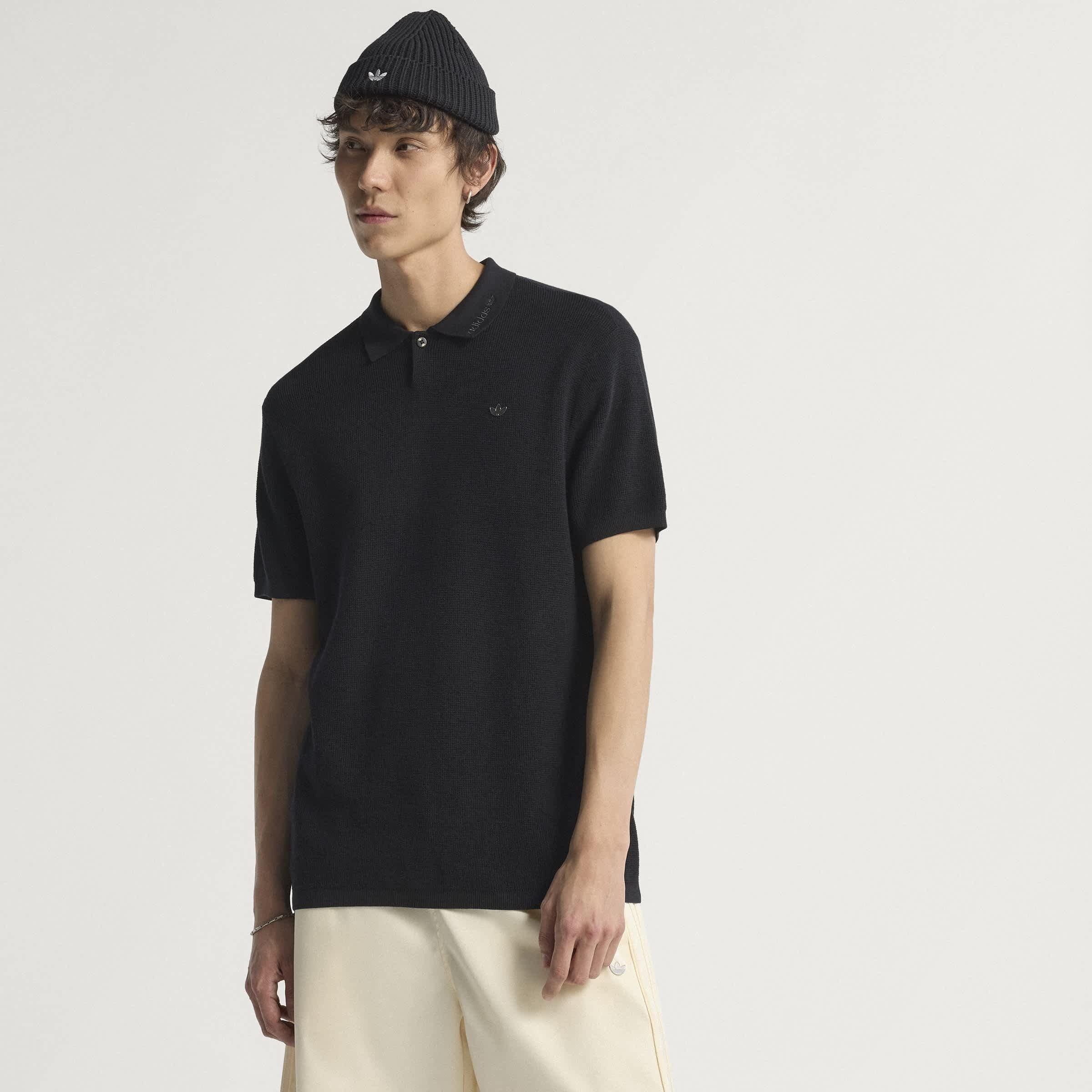black - adidas Originals - Adidas Premium Polo Sn64 - 8