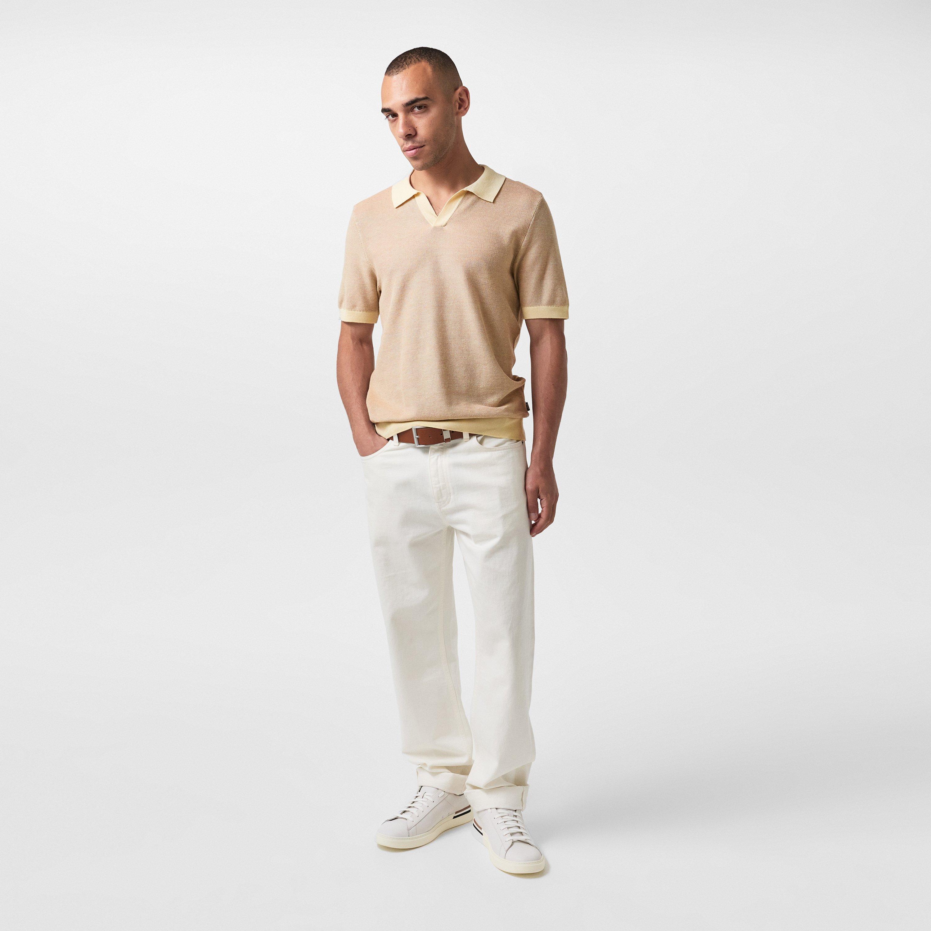 White 100 - Boss - Tempio Short Sleeve Polo Shirt - 6