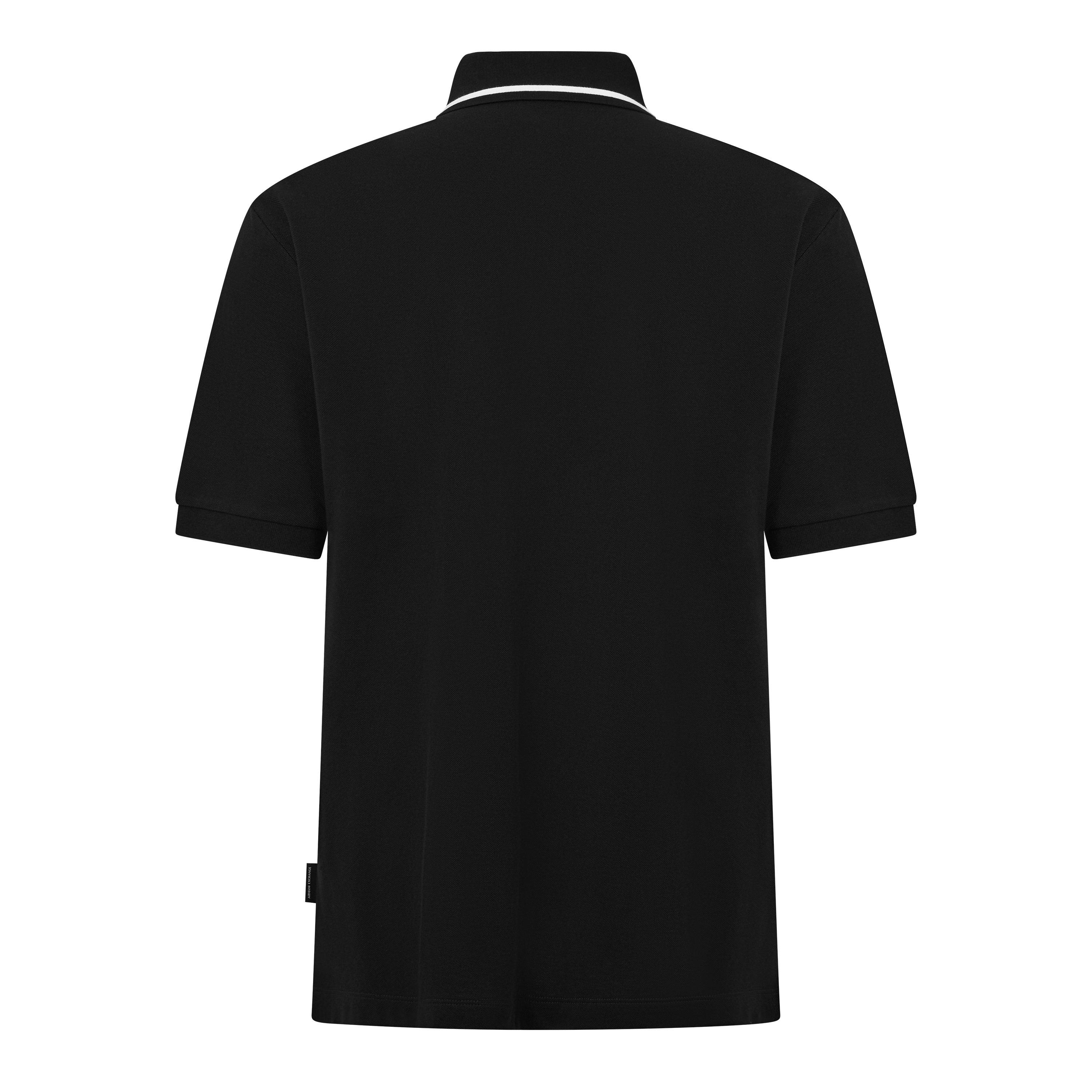 Schwarz - Armani Exchange - Armani Exchange Polo Shirt - 2