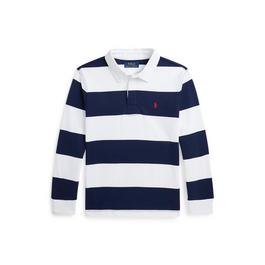 Polo Ralph Lauren Long Sleeve Striped Polo Shirt Junior