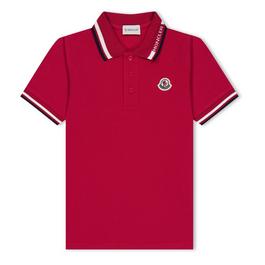 Moncler Logo Polo Shirt Junior Boys