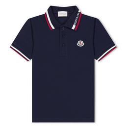 Moncler Logo Polo Shirt Junior Boys