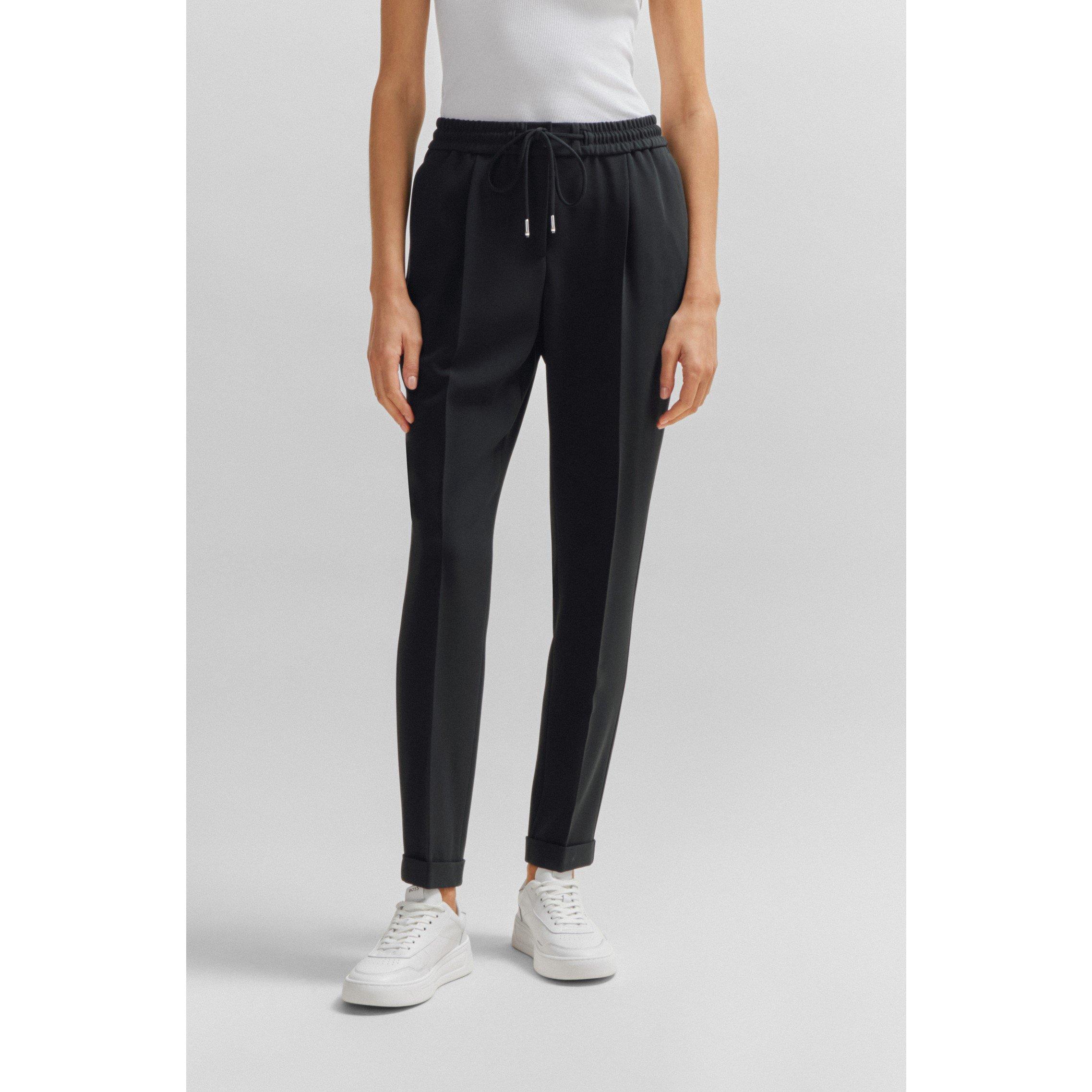 Black - Boss - Women's Tariyana9 Straight Trousers - 5