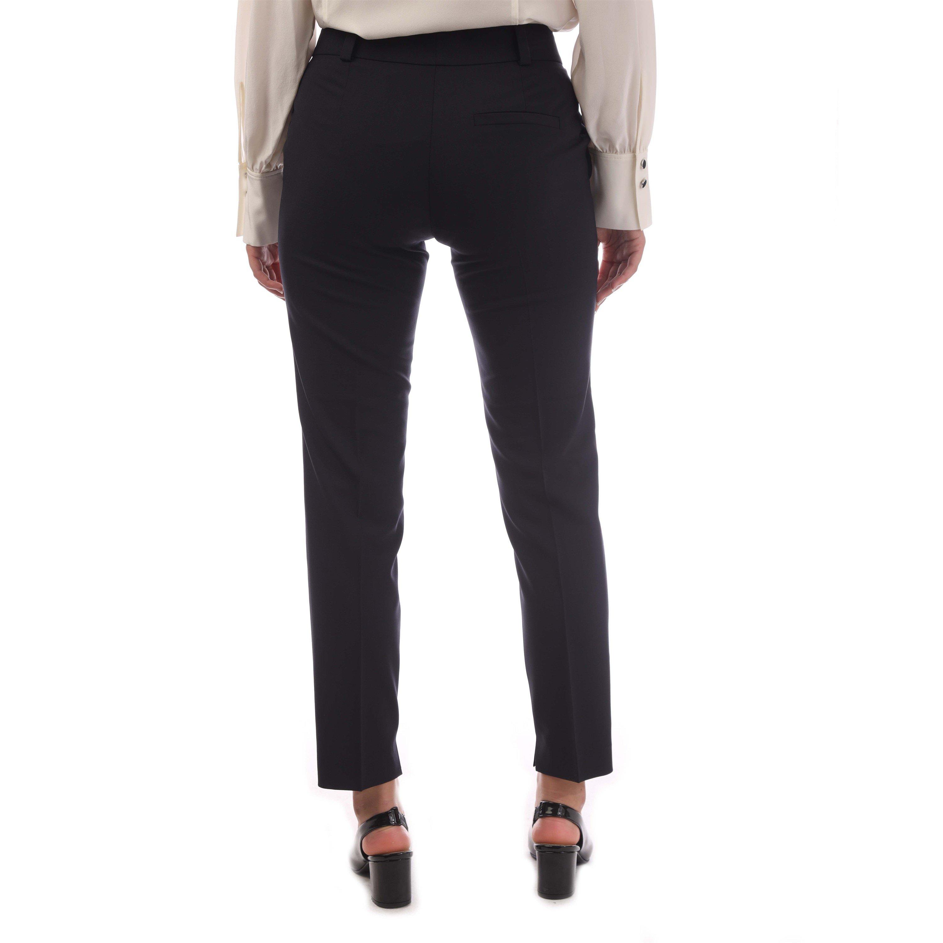 Dark Blue - Hugo - Women's Hetana Straight Leg Trouser - 3