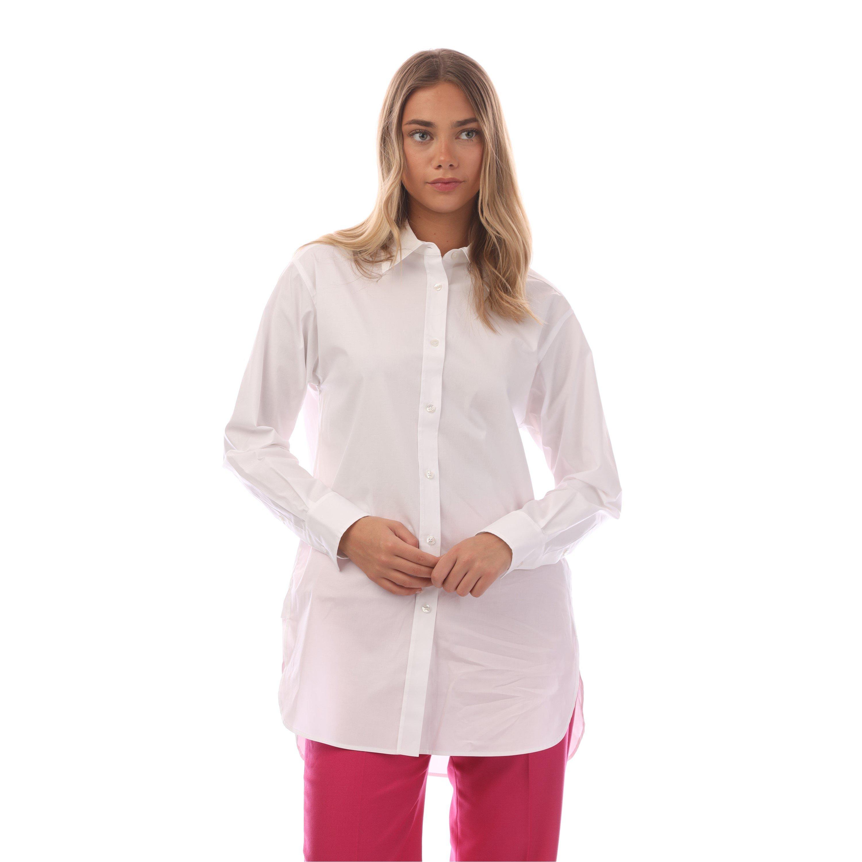 White - Boss - Women's Bacora Long-Sleeve Blouse - 1