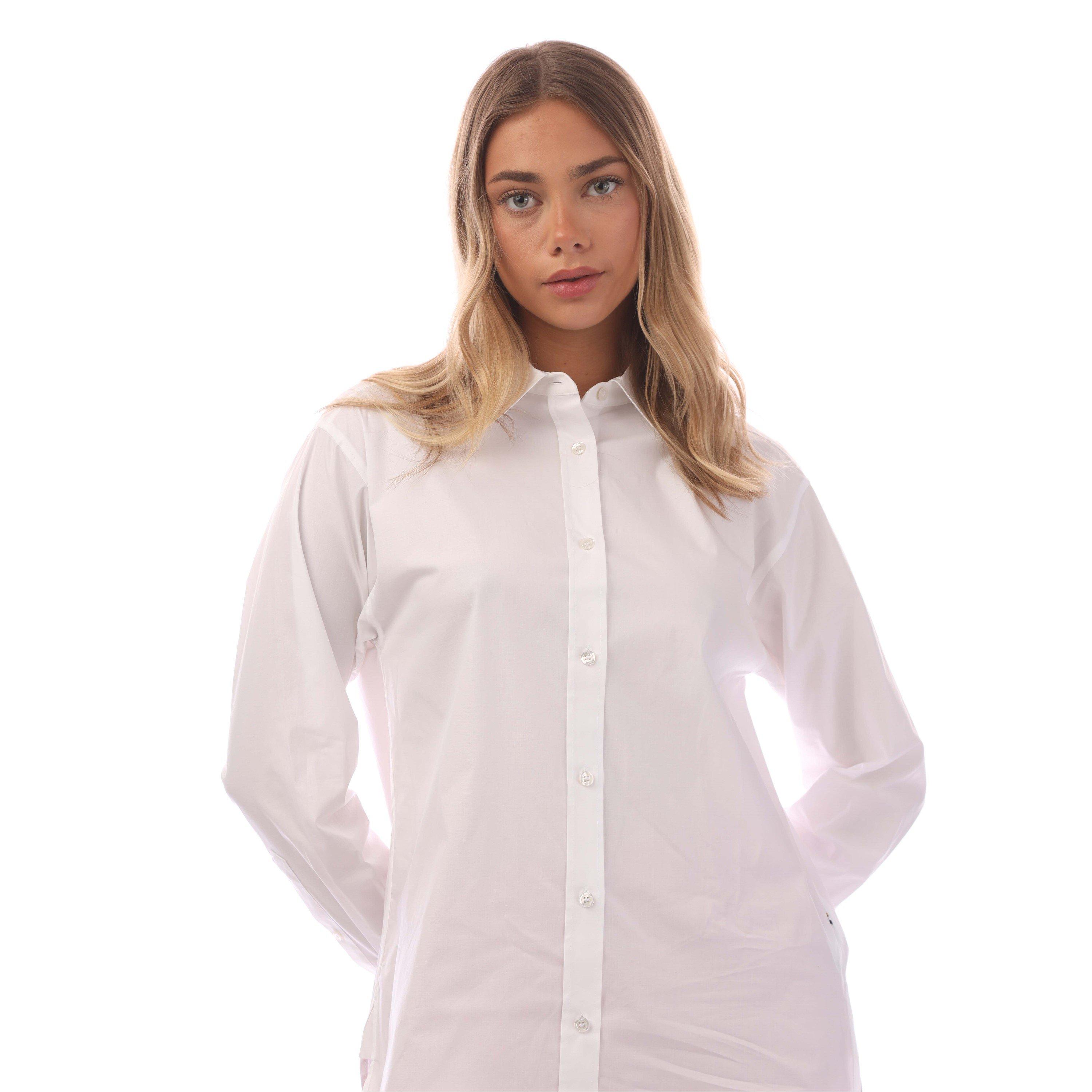 White - Boss - Women's Bacora Long-Sleeve Blouse - 2