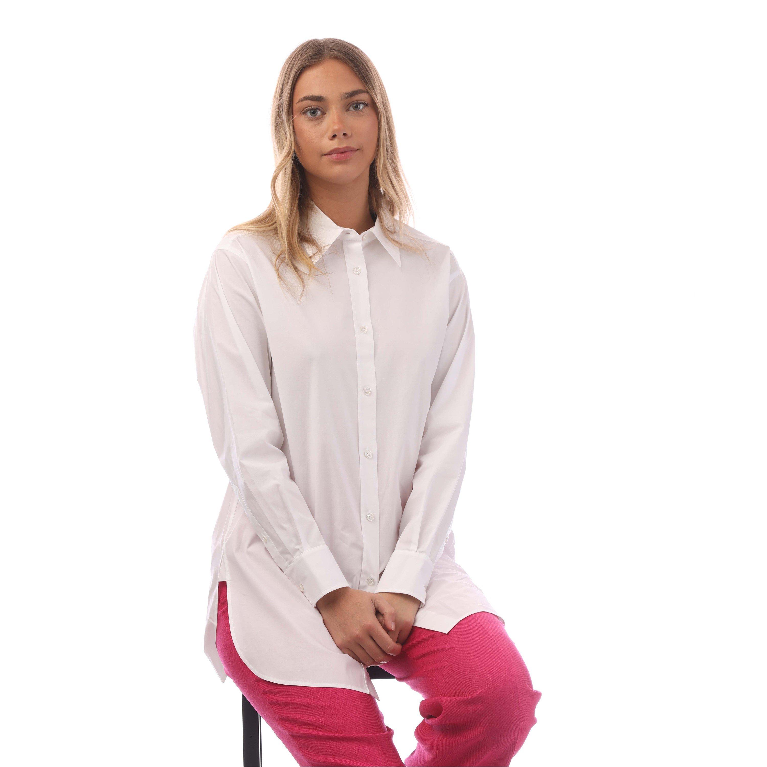 White - Boss - Women's Bacora Long-Sleeve Blouse - 4