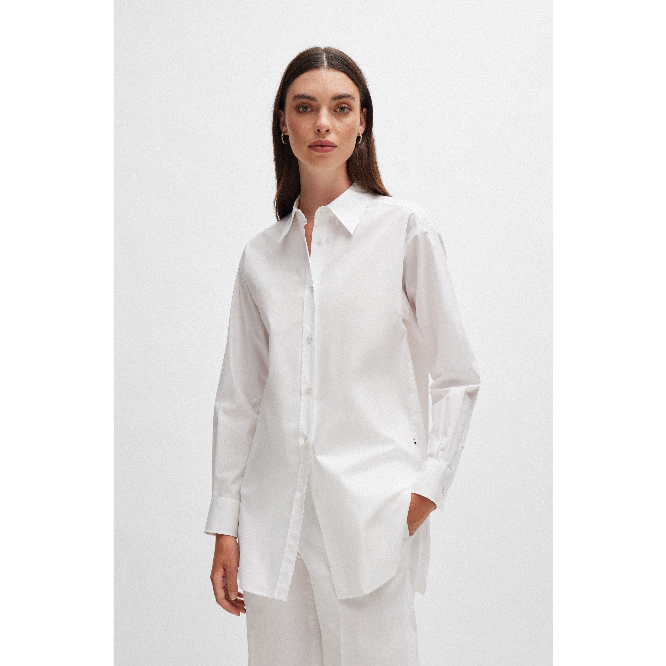 White - Boss - Women's Bacora Long-Sleeve Blouse - 5