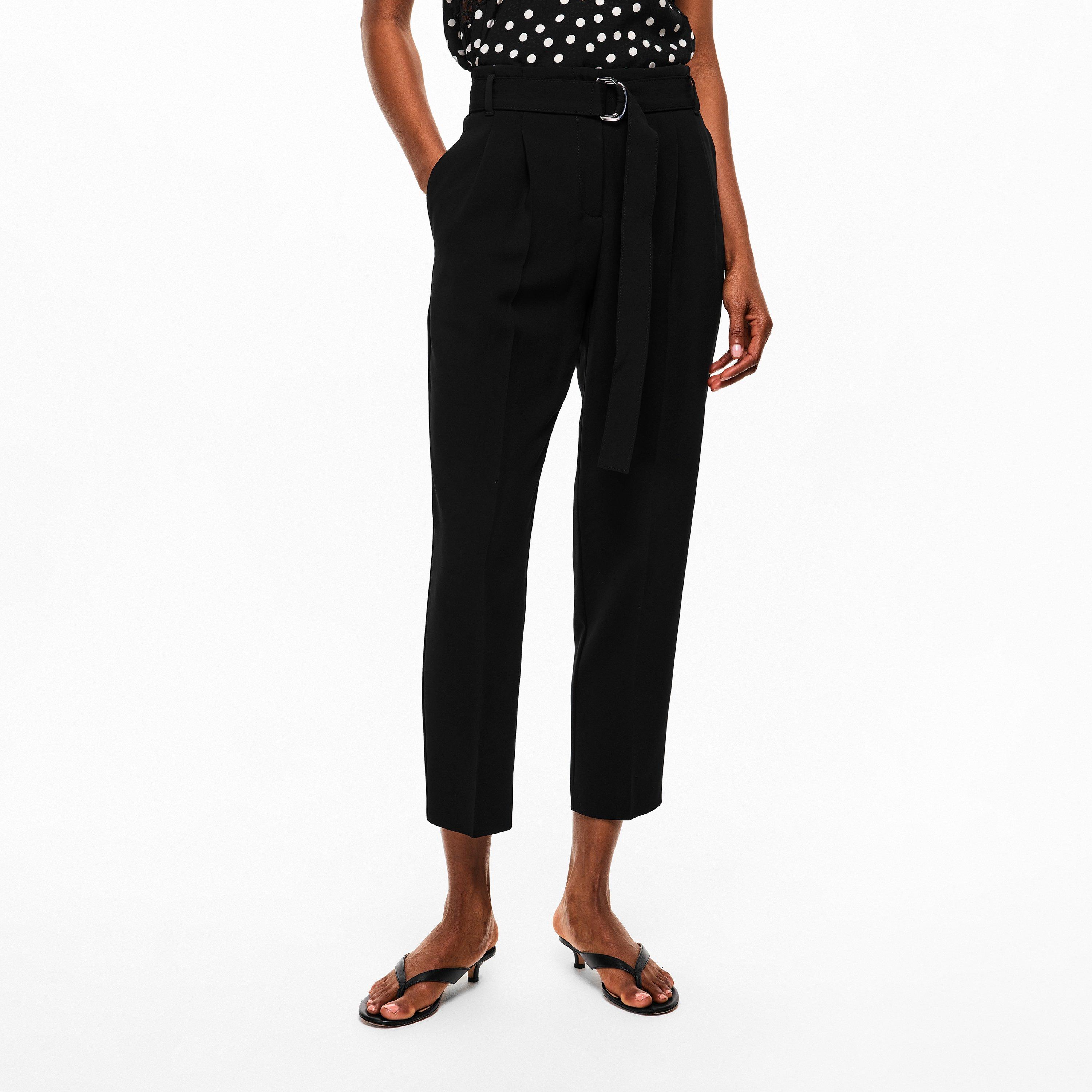Black - Boss - Women's Tapiah Straight Trousers - 3