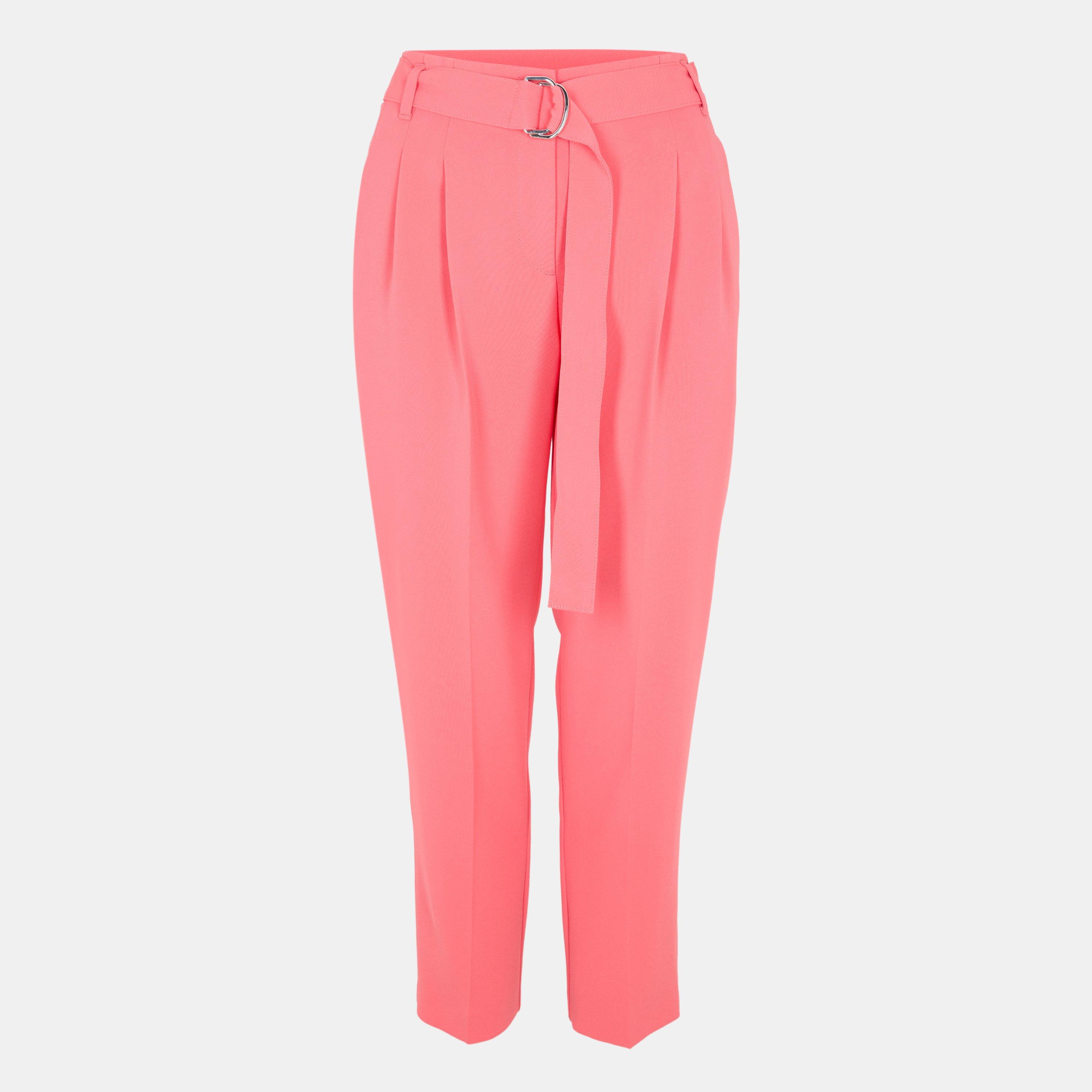 Boss Women's Tapiah Straight Trousers - Bright Pink - 8 (S)
