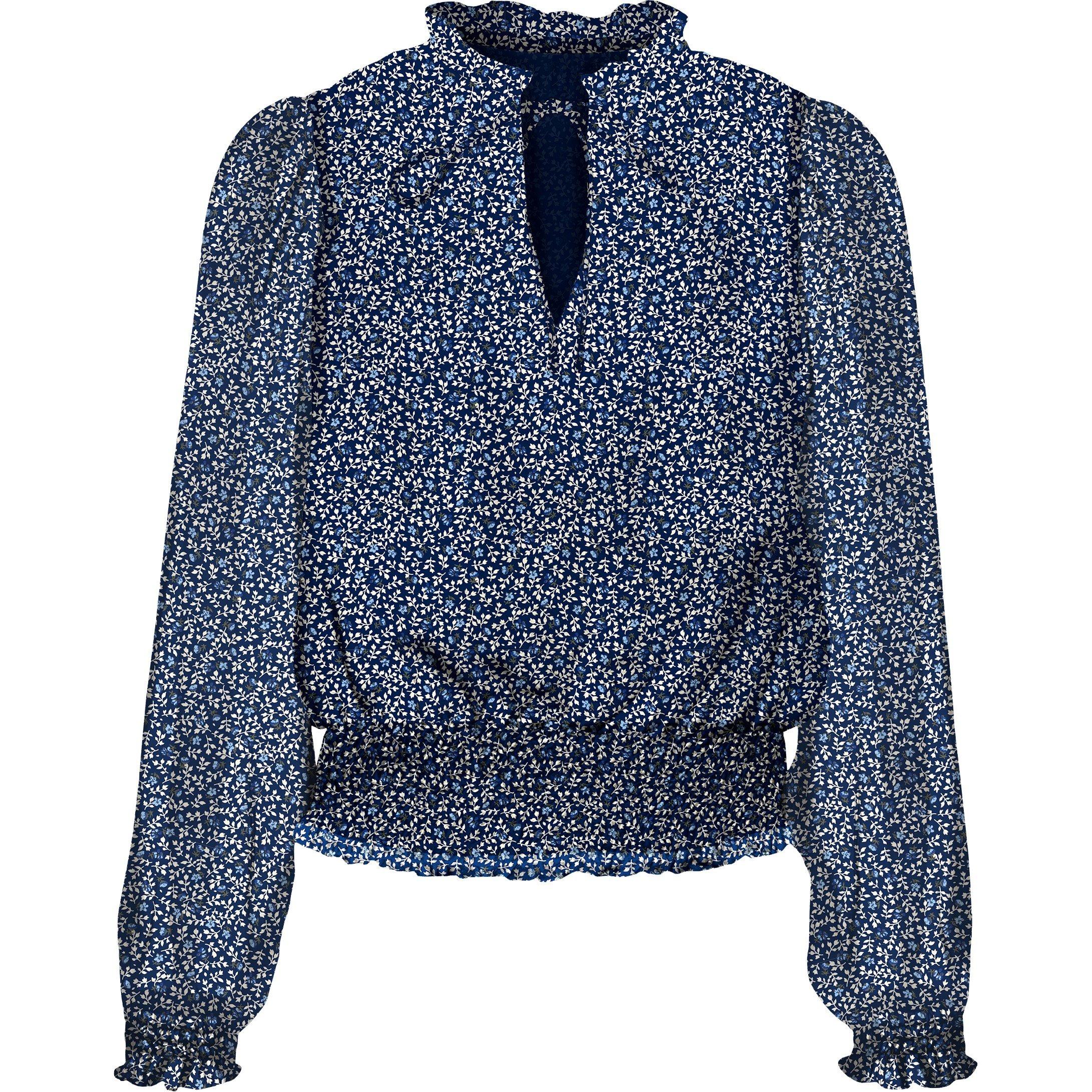 Navy Blazer - Vero Moda - Open Neck Blouse - 6
