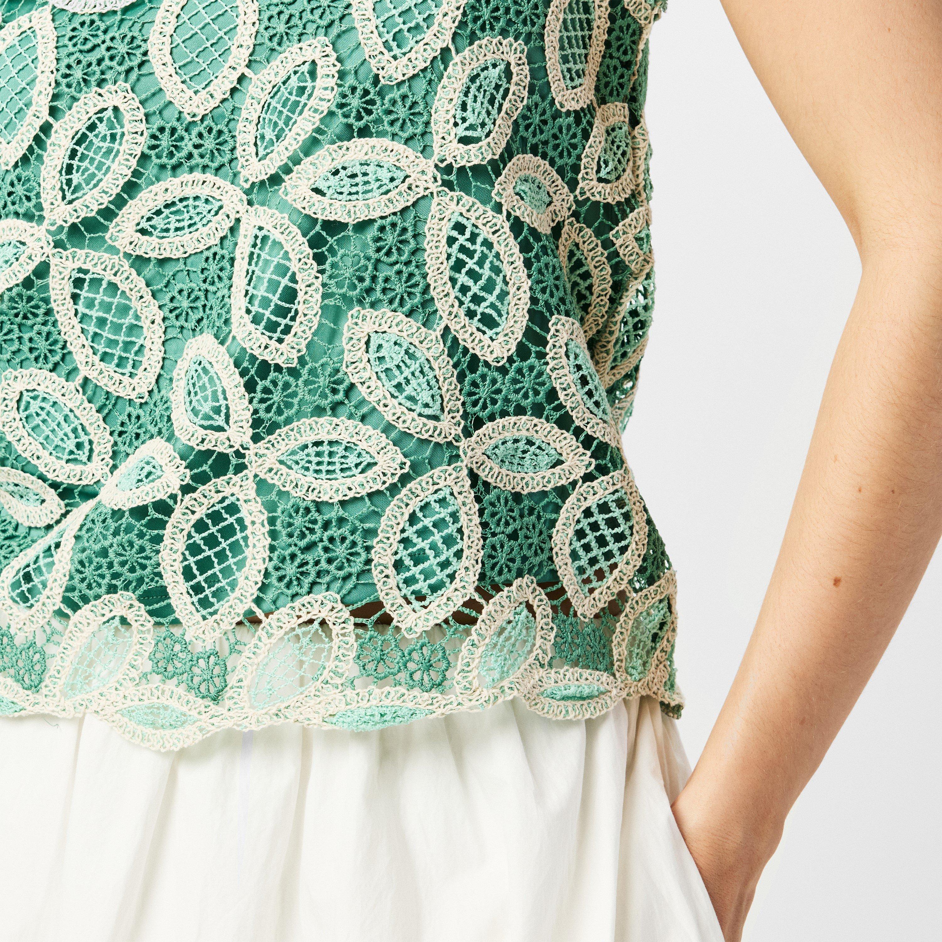 Birch - Vero Moda - Women's Embroidered Long-Sleeve Blouse - 4