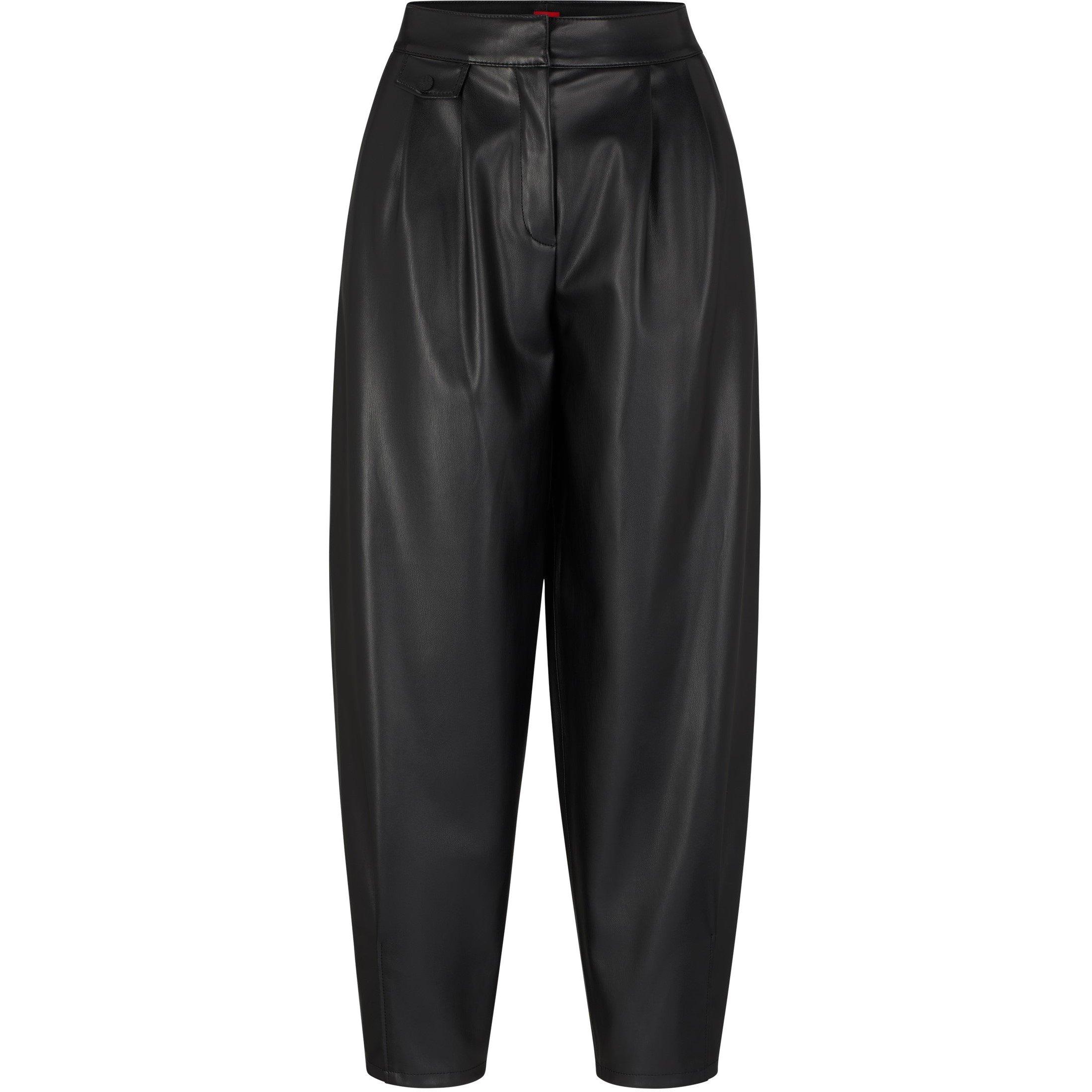 Black - Hugo - Women's Straight Leg Trousers - 1