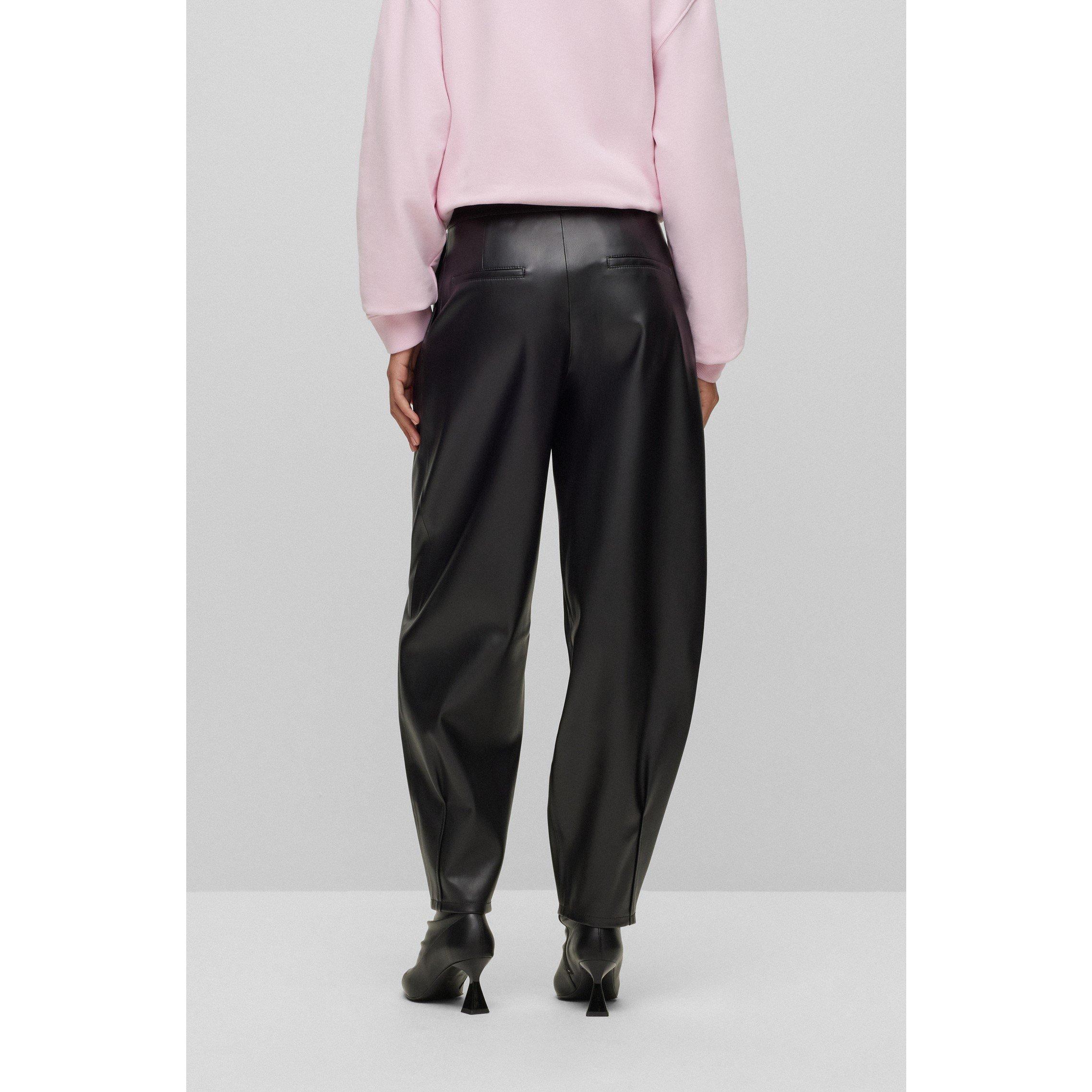 Black - Hugo - Women's Straight Leg Trousers - 4