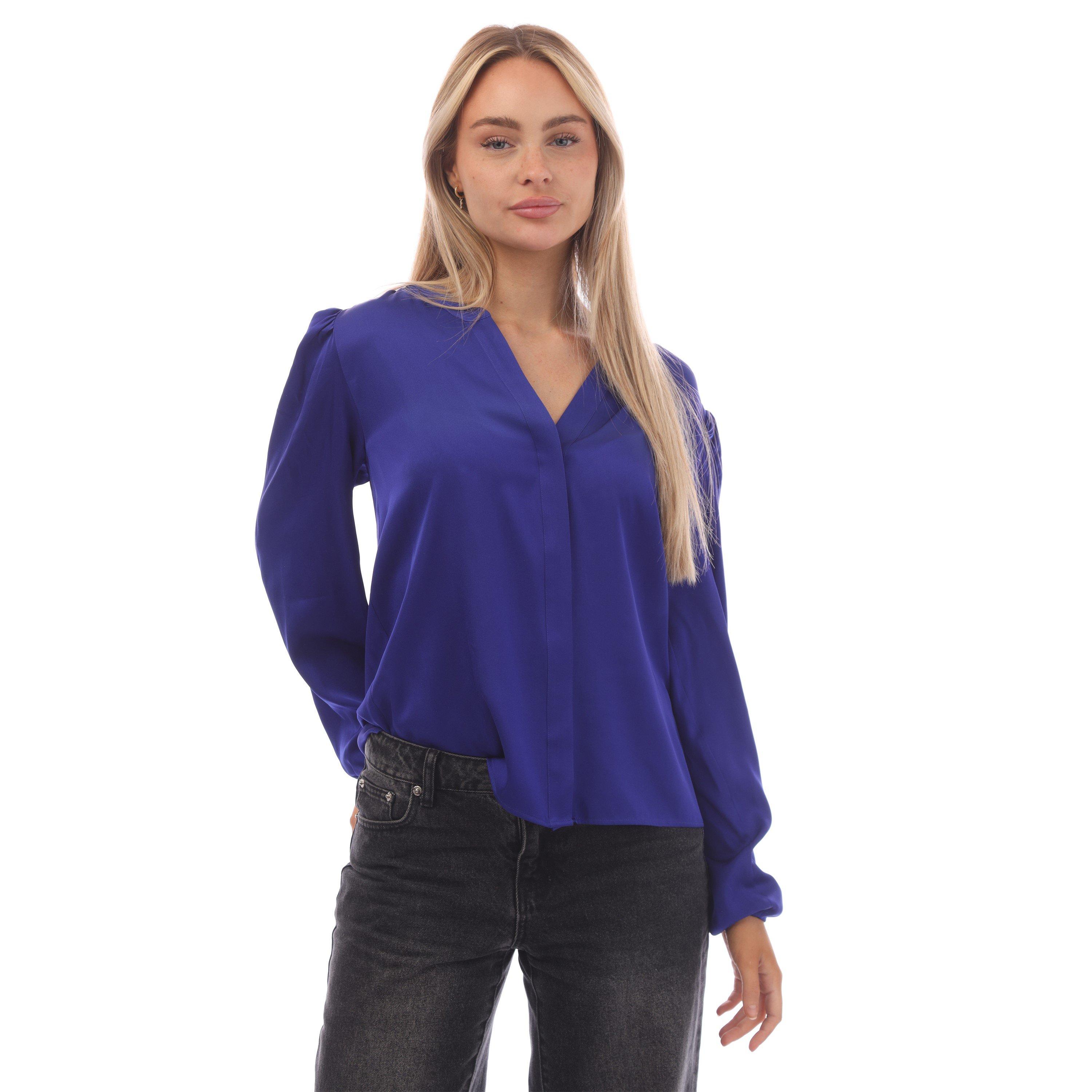 Open Blue - Boss - Women's Biralana Long Sleeve Blouse - 1