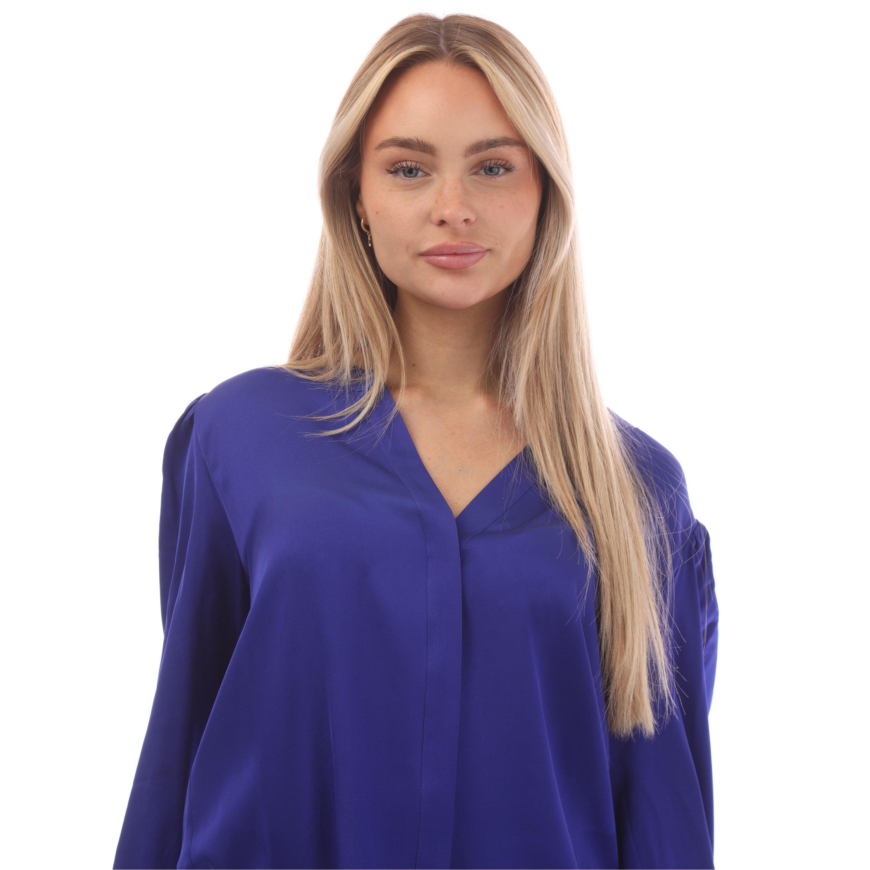 Open Blue - Boss - Women's Biralana Long Sleeve Blouse - 2