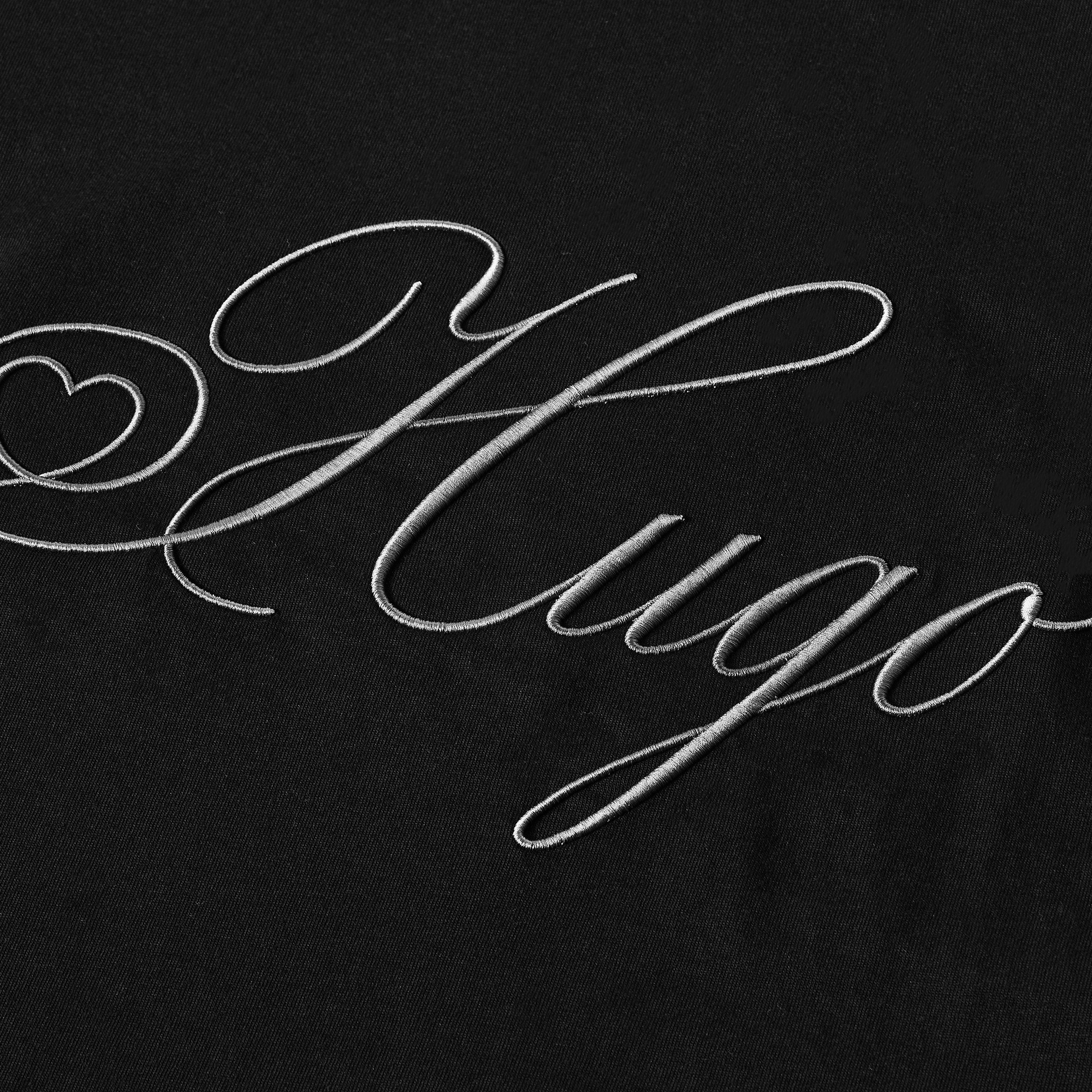 Black - Hugo - Hugo Dalent 10272987 01 Polo Shirt Mens - 3