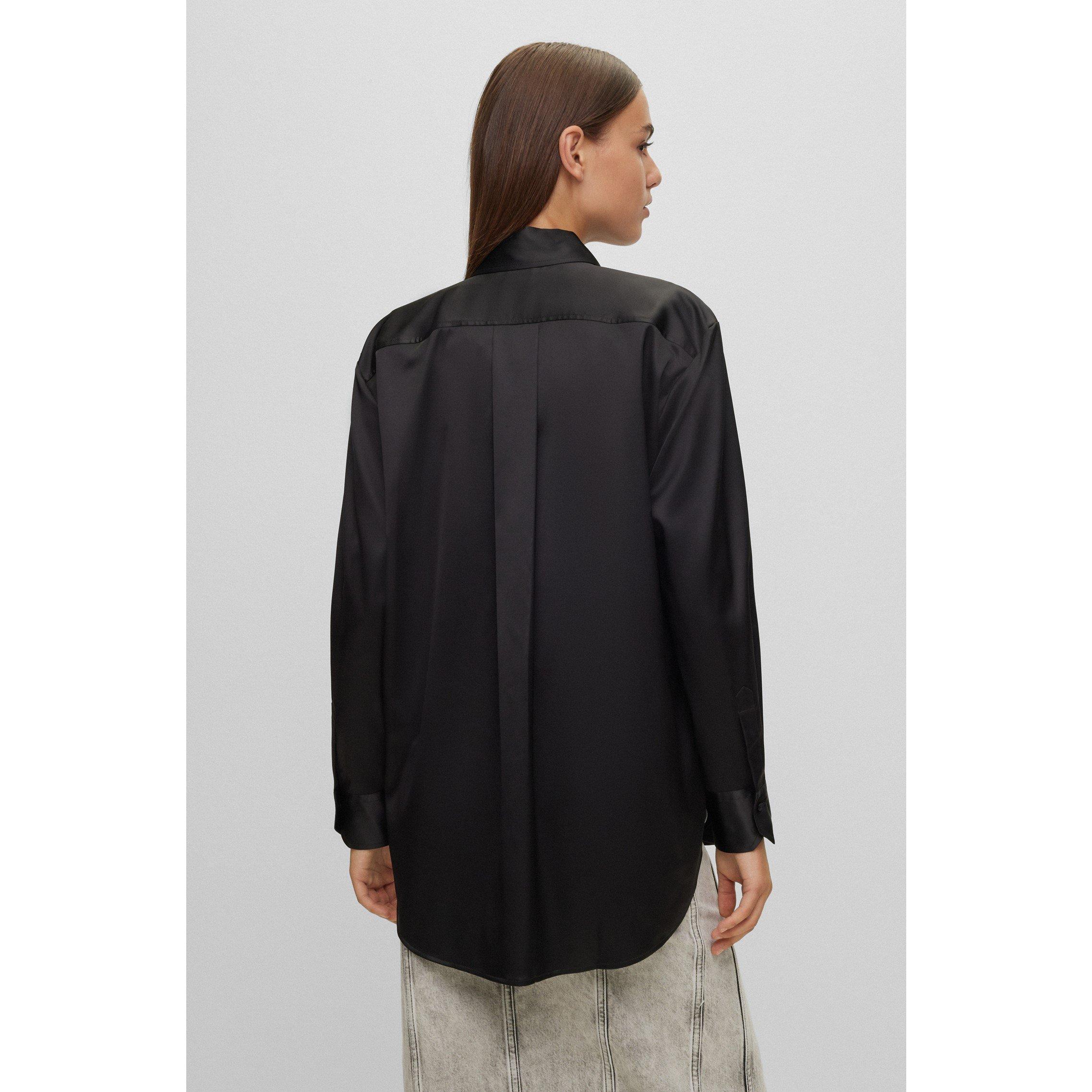 Black - Hugo - Women's Elodina Long-Sleeve Blouse - 6