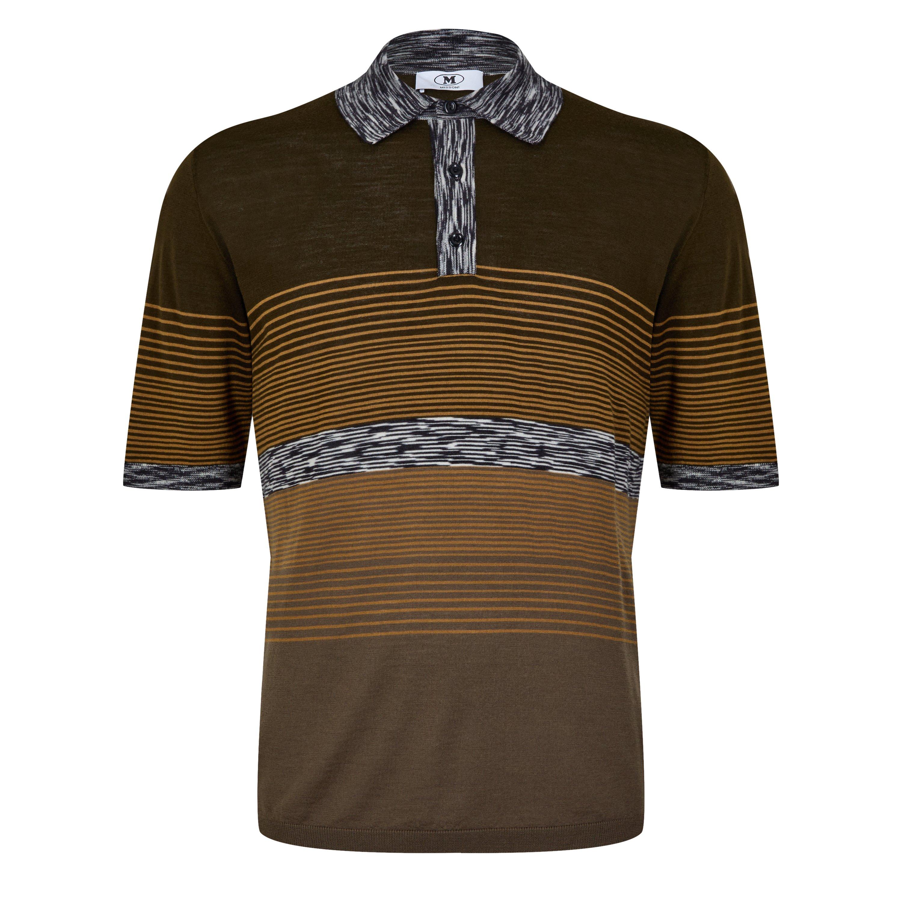 Missoni Men's Striped Short-Sleeve Polo Shirt