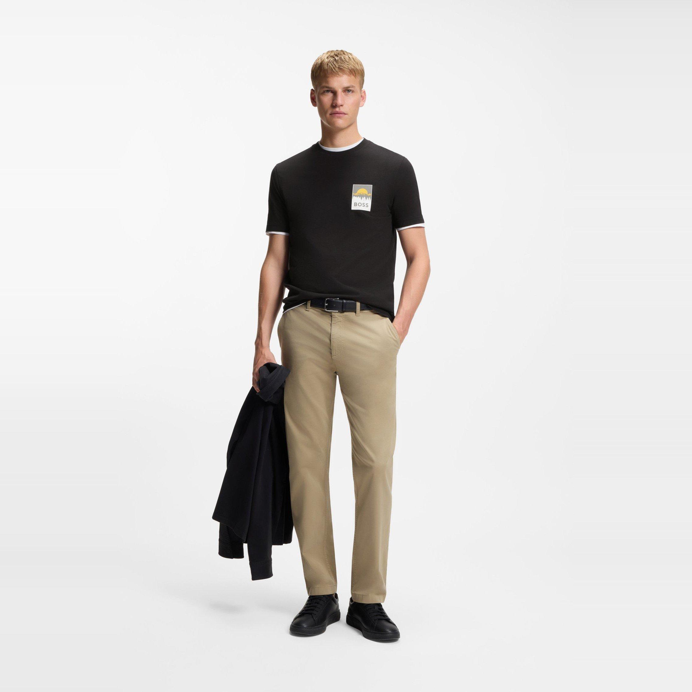 Black - Boss - Boss Te Plain 10276582 01 Polo Shirt Mens - 5