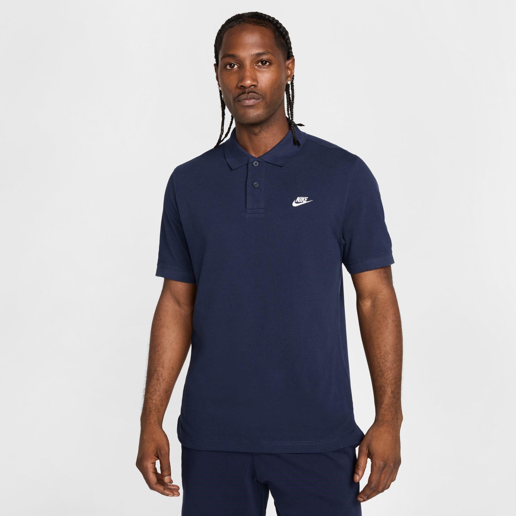 Nike Men's Match Up Polo Shirt - Obsidian/White - XL