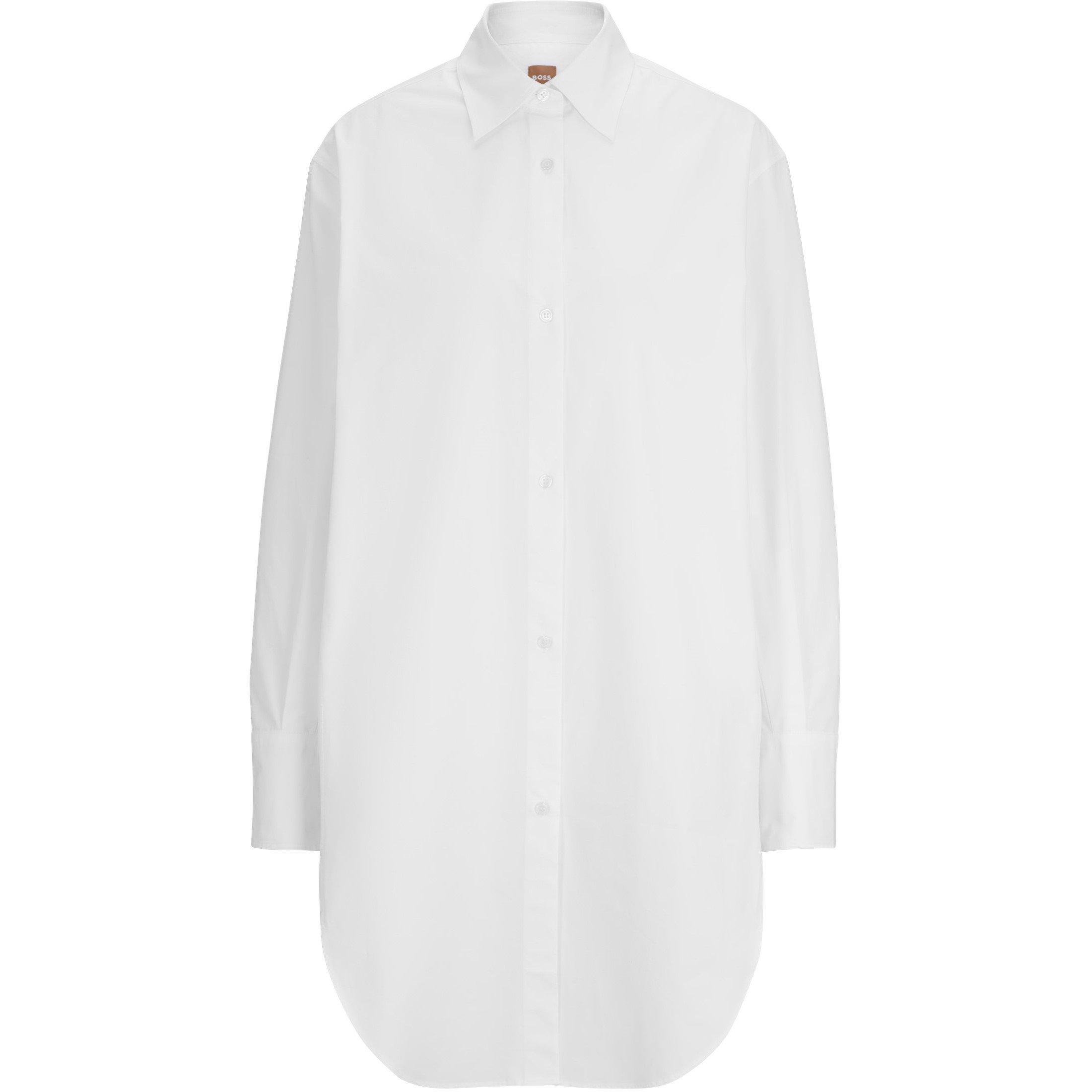 White - Boss - Women's Bareid Long-Sleeve Blouse - 1