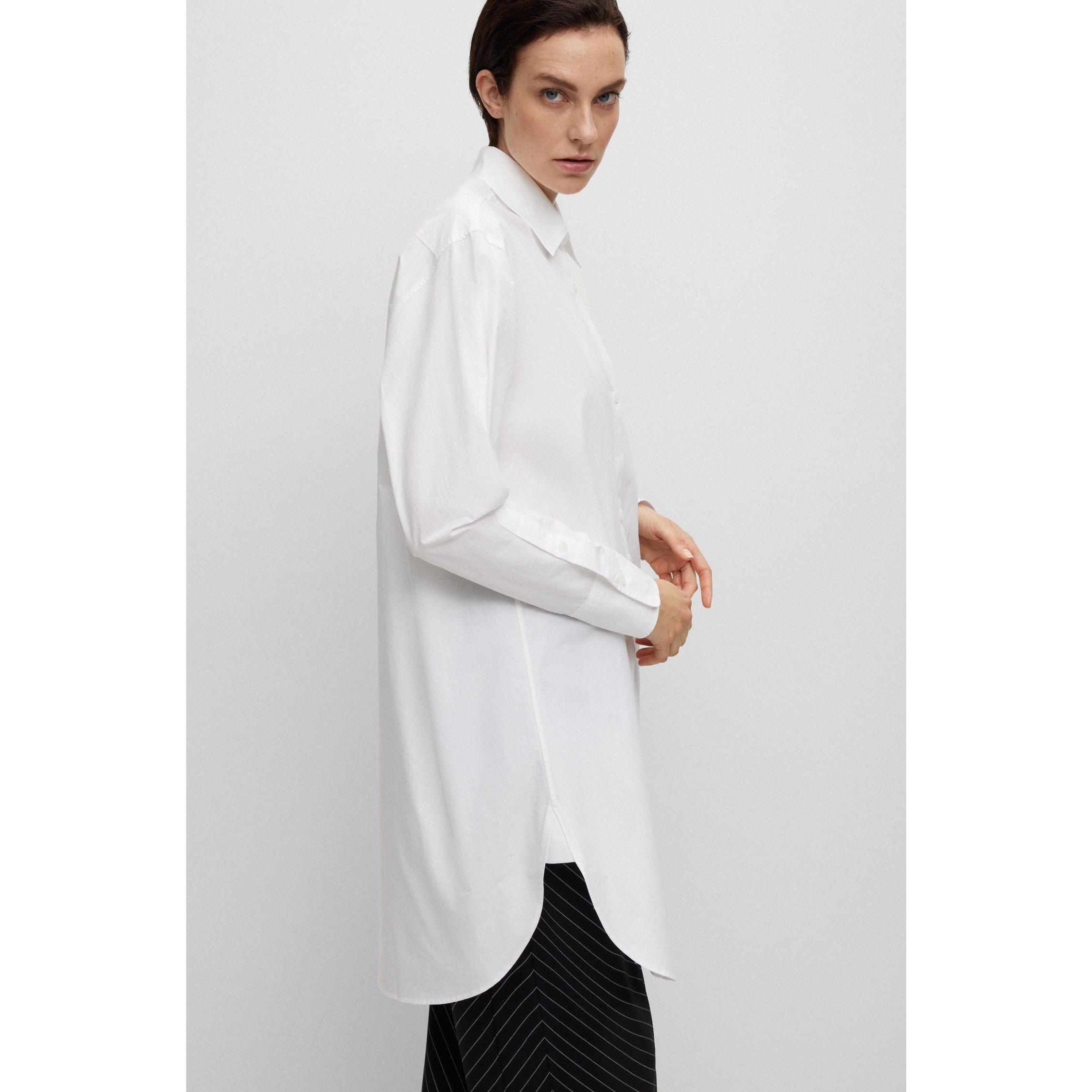 White - Boss - Women's Bareid Long-Sleeve Blouse - 3