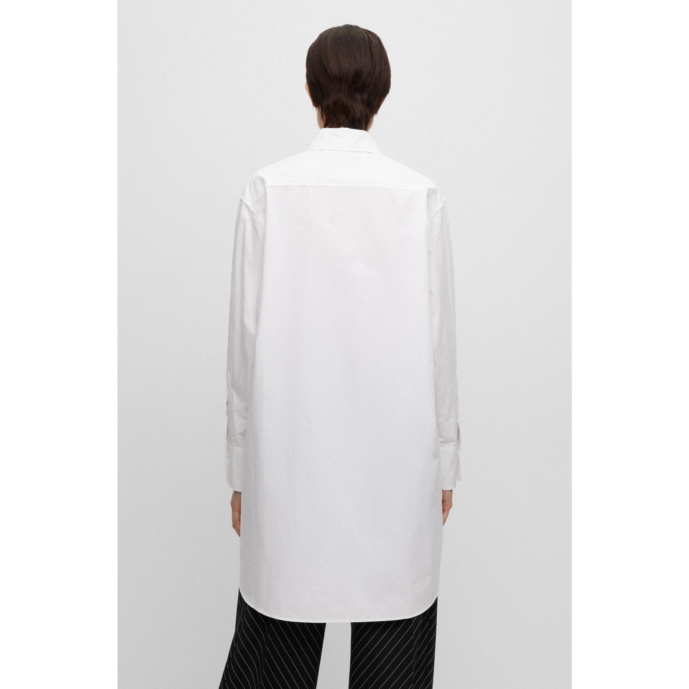 White - Boss - Women's Bareid Long-Sleeve Blouse - 6