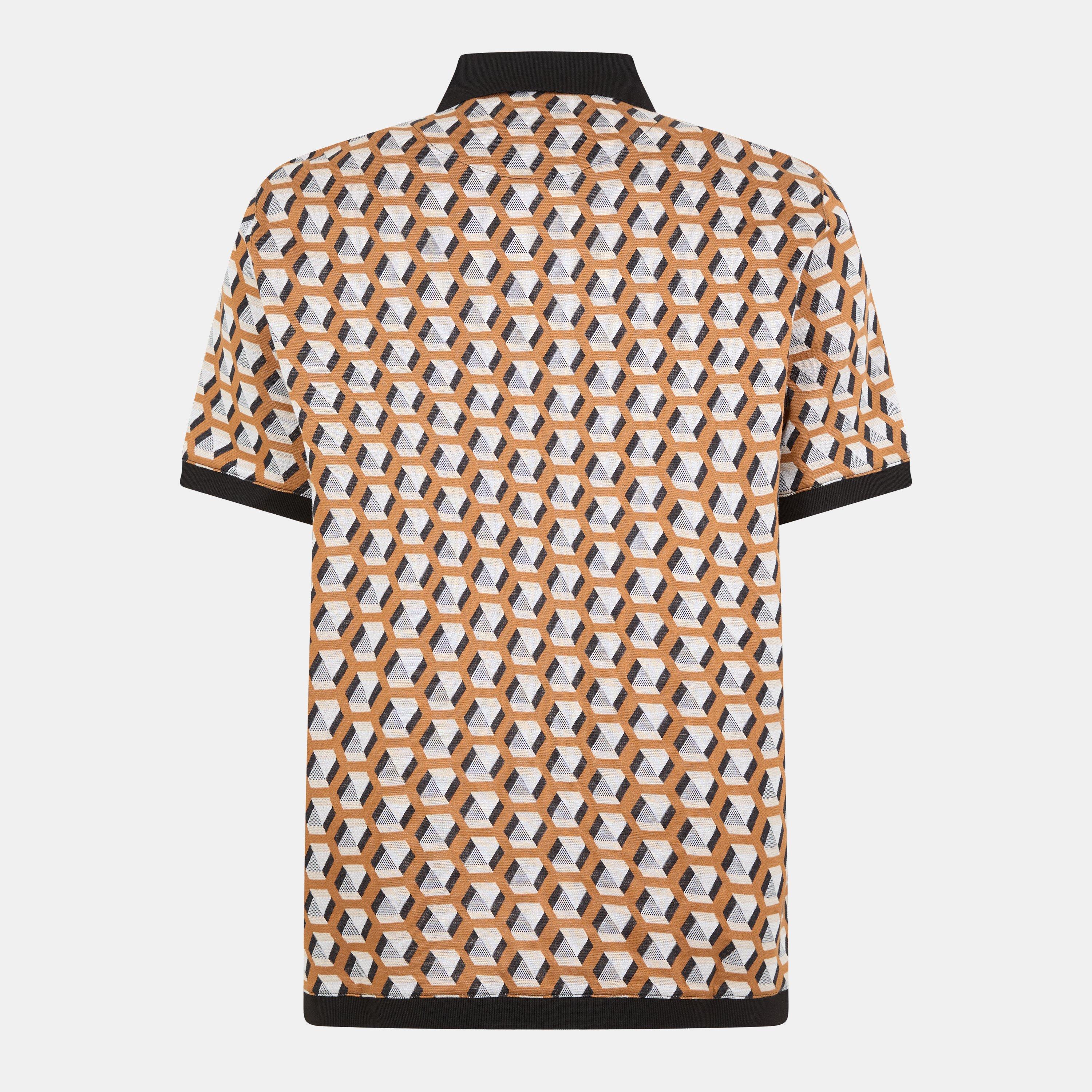 Bruin - Ted Baker - Jacquard Short-Sleeve Polo Shirt - 2