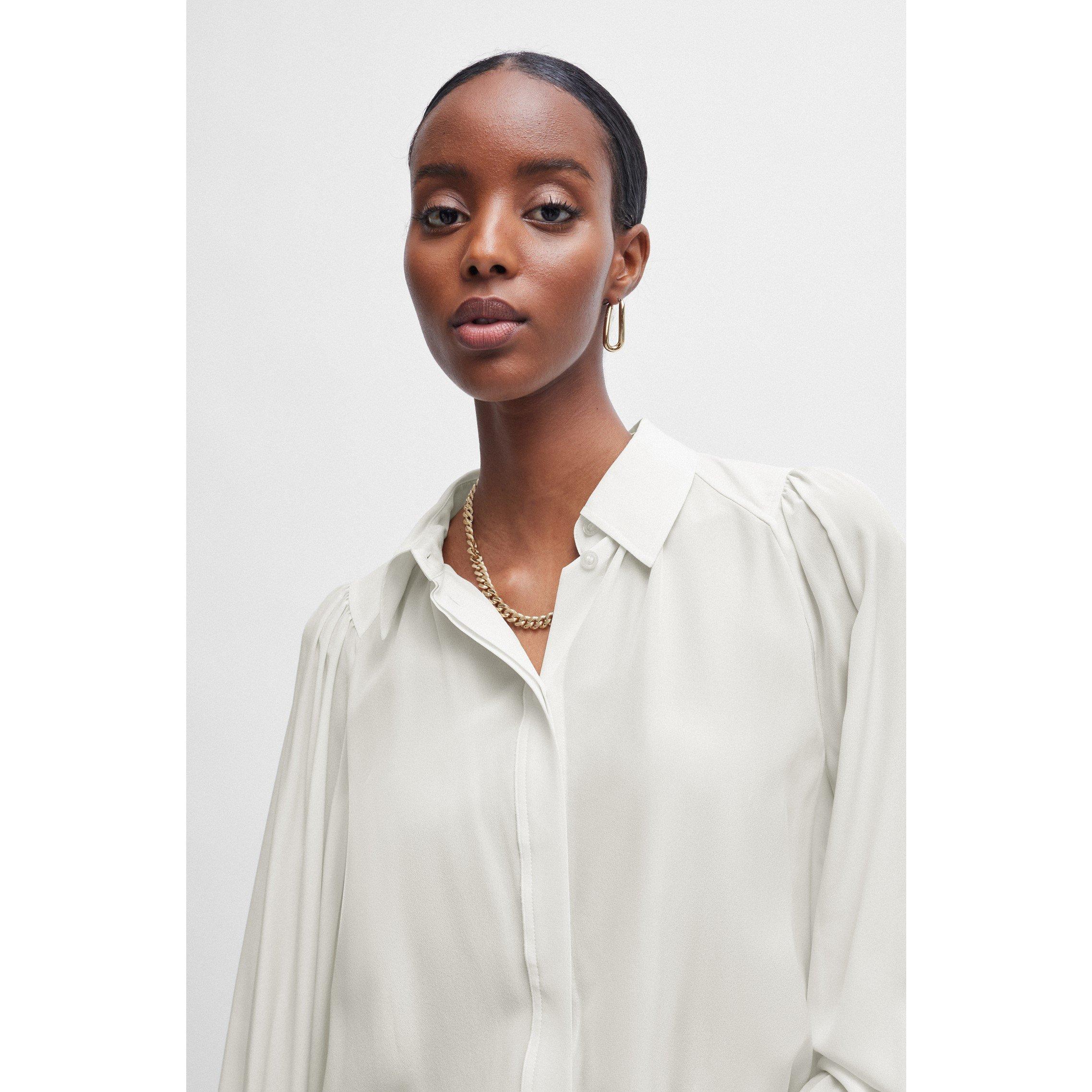 Open White - Boss - Women's Beatana Long-Sleeve Blouse - 4