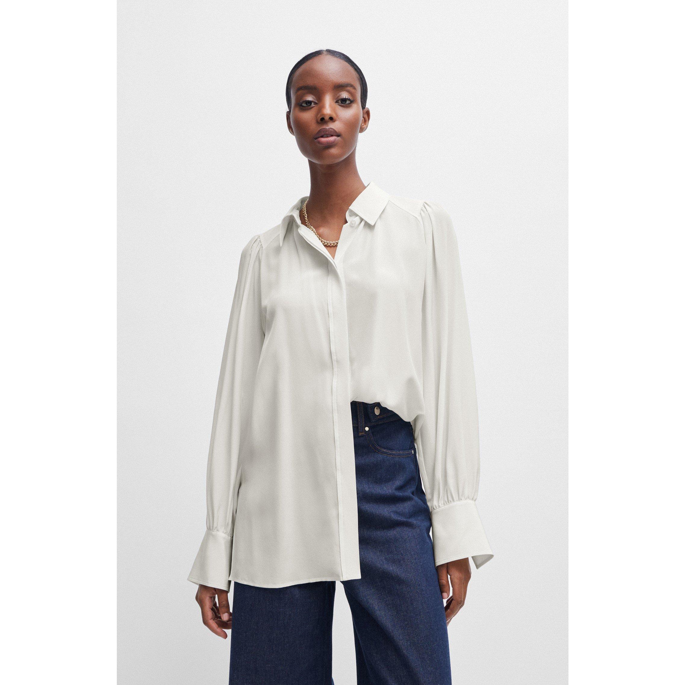 Open White - Boss - Women's Beatana Long-Sleeve Blouse - 5