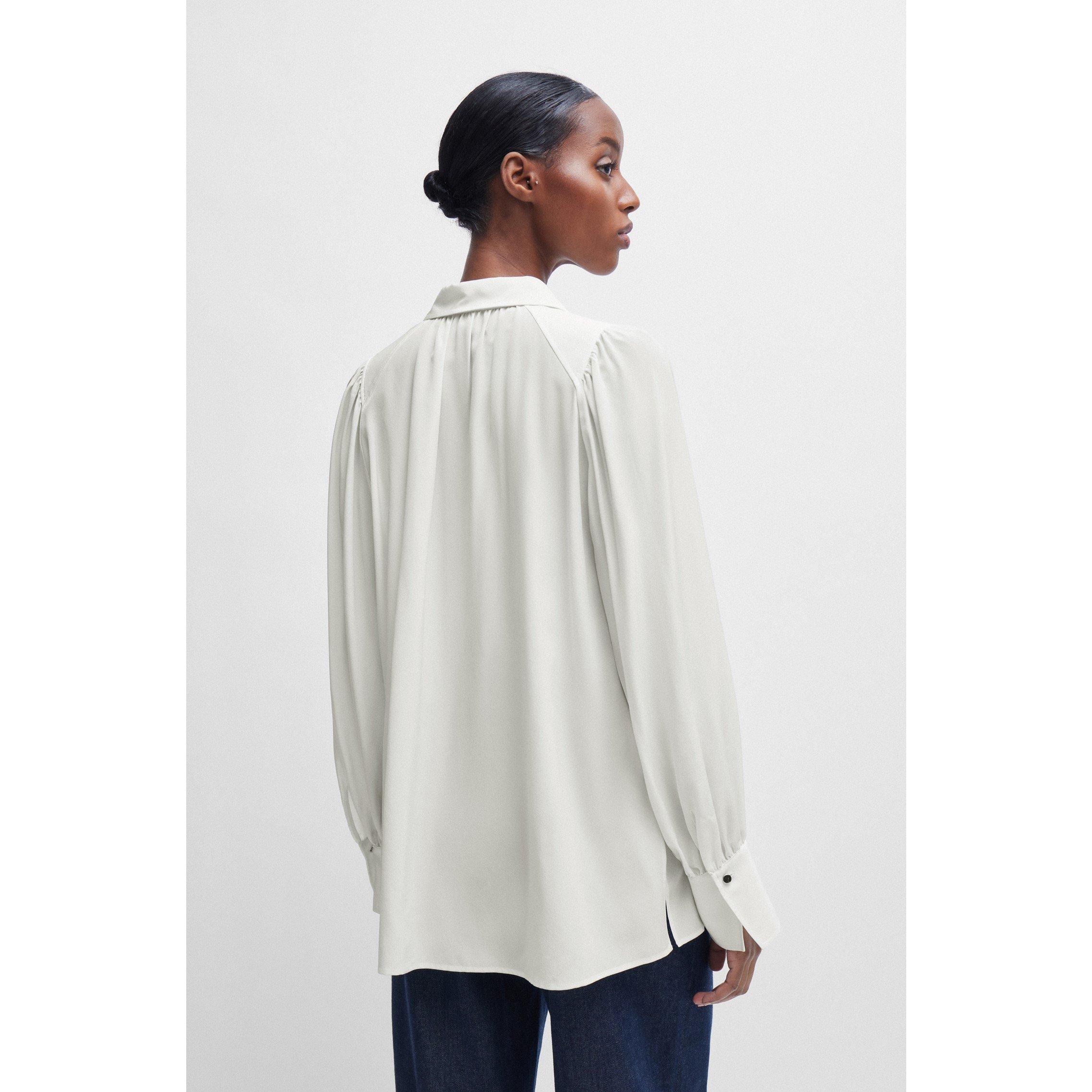 Open White - Boss - Women's Beatana Long-Sleeve Blouse - 6