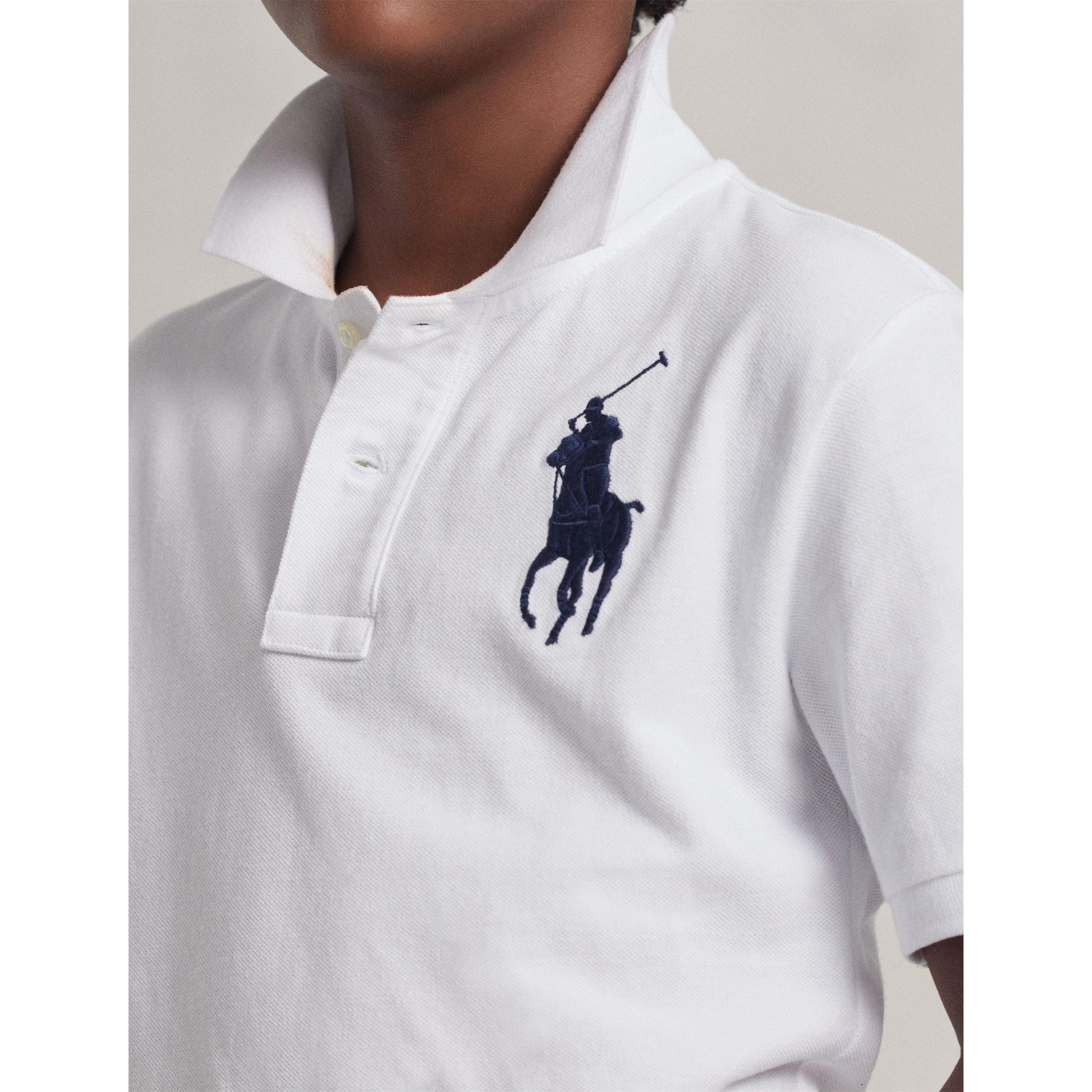 White - Polo Ralph Lauren - Kids' Large Logo Short Sleeve Shirt - 5