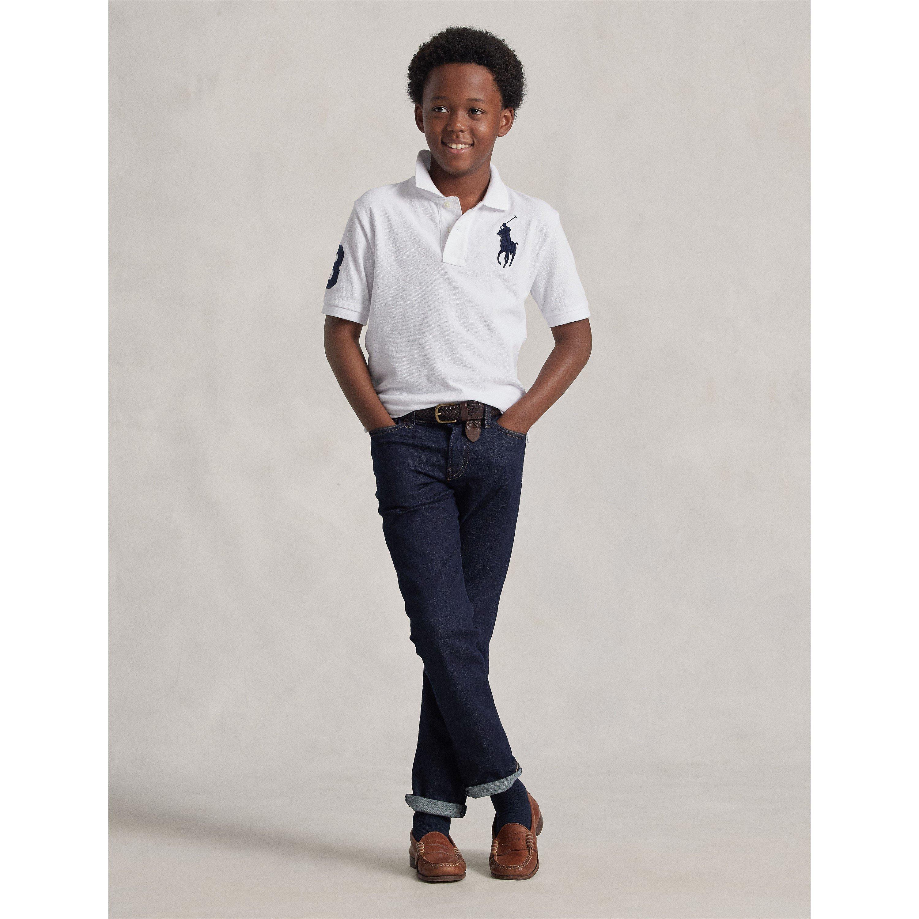 White - Polo Ralph Lauren - Kids' Large Logo Short Sleeve Shirt - 6