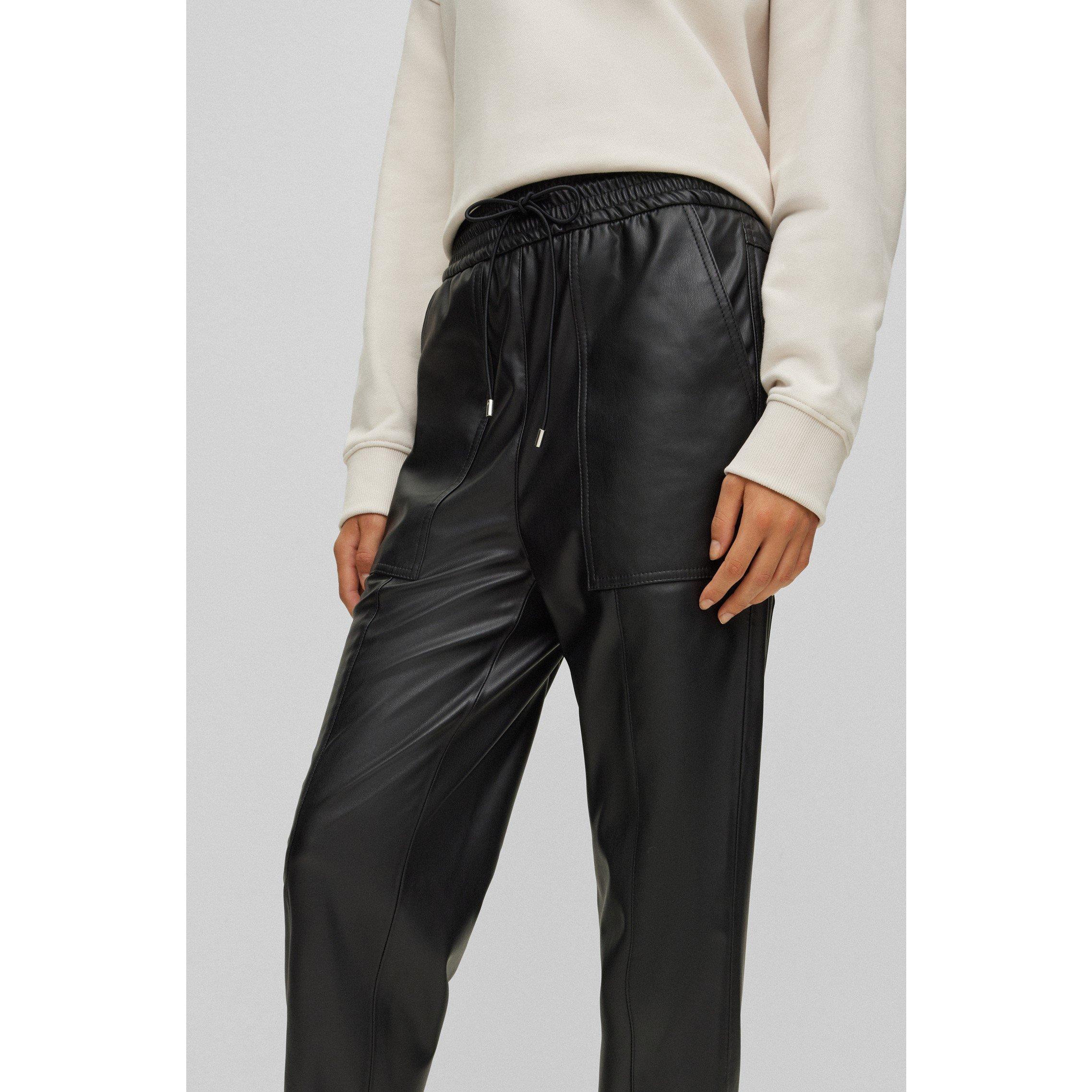 Black - Boss - Women's C Trousers Straight - 2