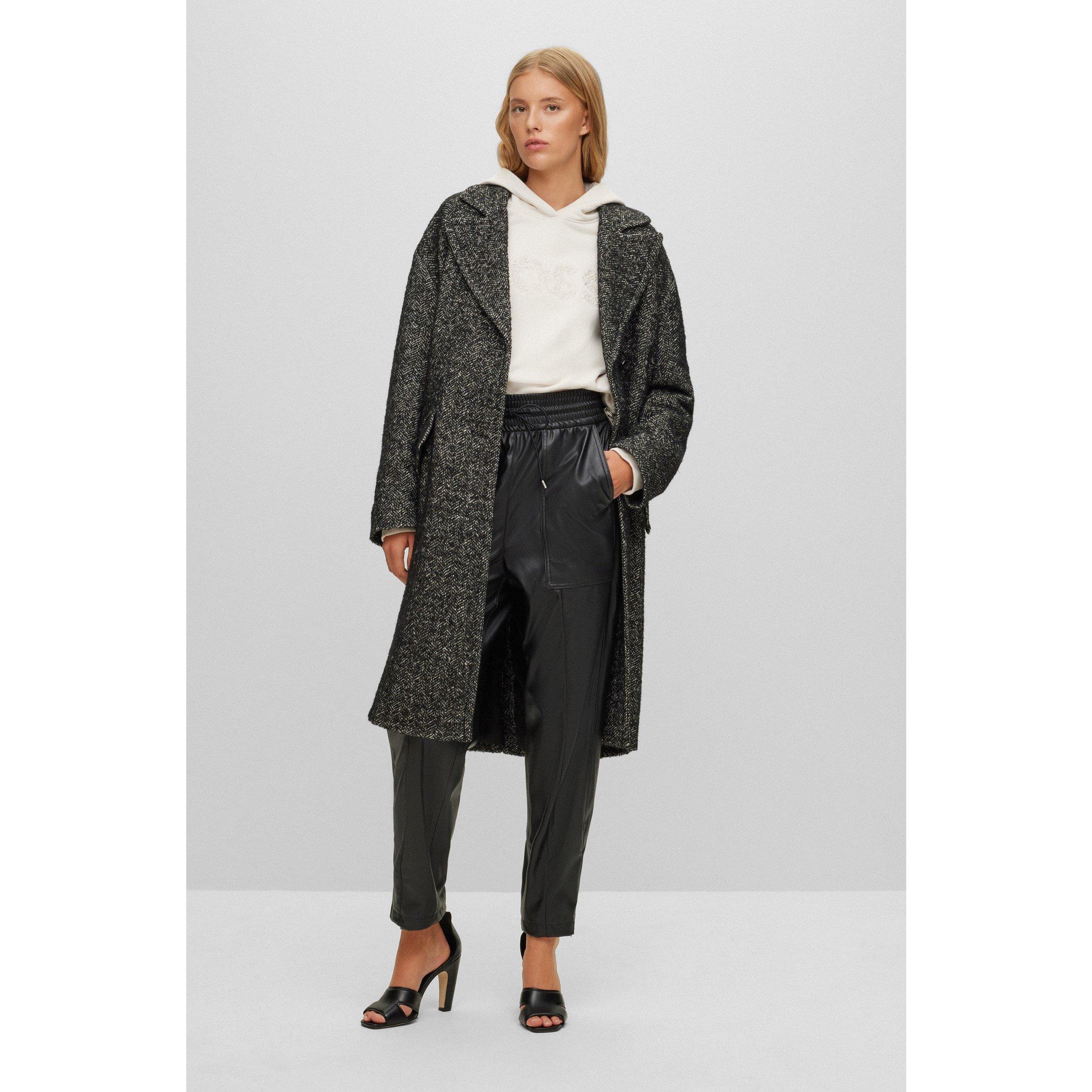 Black - Boss - Women's C Trousers Straight - 5