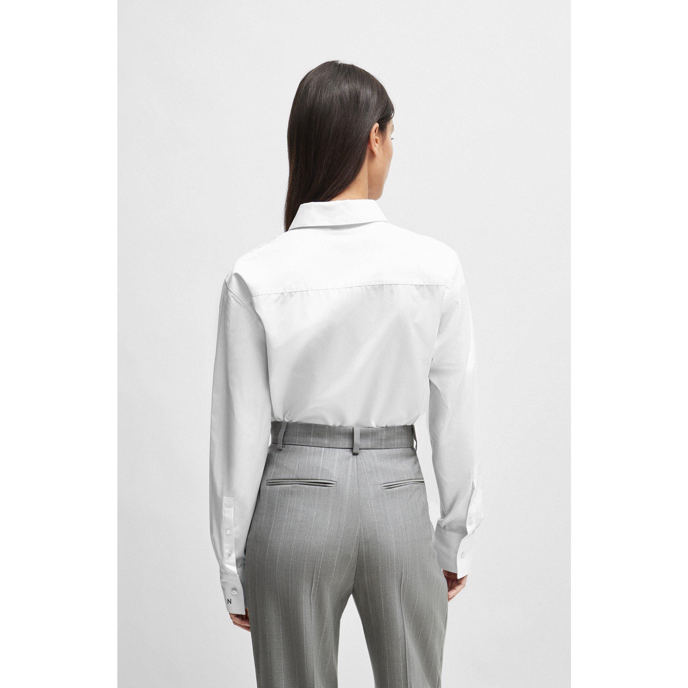 White - Boss - Women's Bolteri Long-Sleeve Blouse - 6