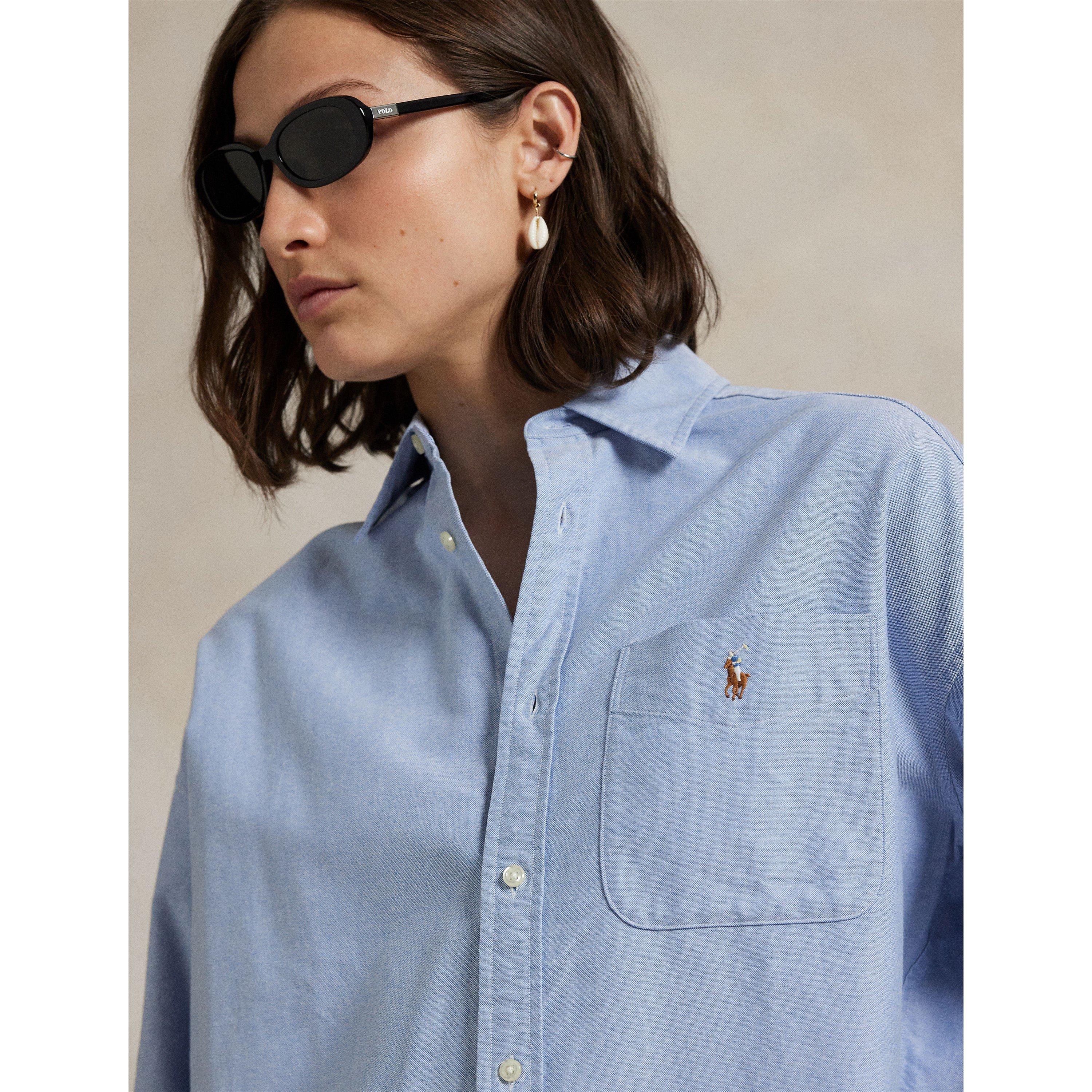 BSR BLUE - Polo Ralph Lauren - Women's Long Sleeve Blouse - 5