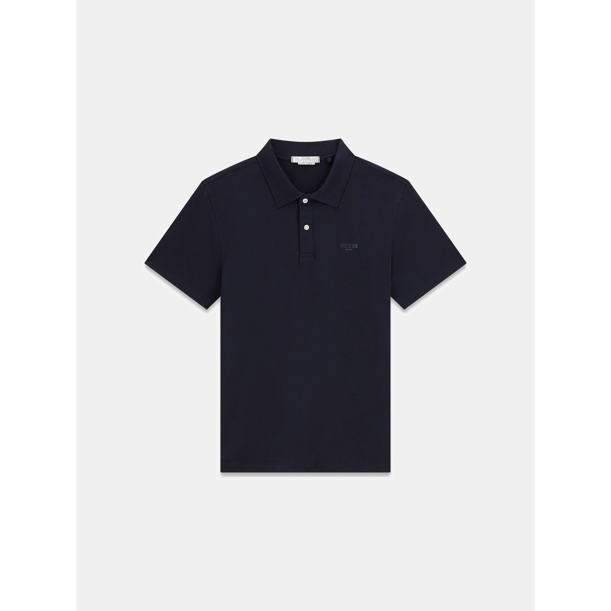 Smart Blue - Guess - Men's SFit Short Sleeve Polo Shirt - 1