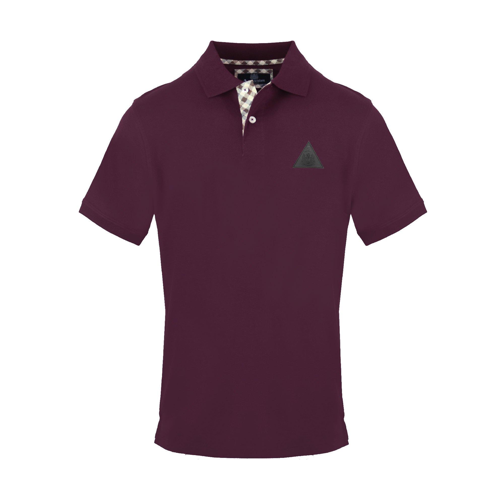 Red - Aquascutum - Men's Polo Short Sleeve Polo Shirt - 1