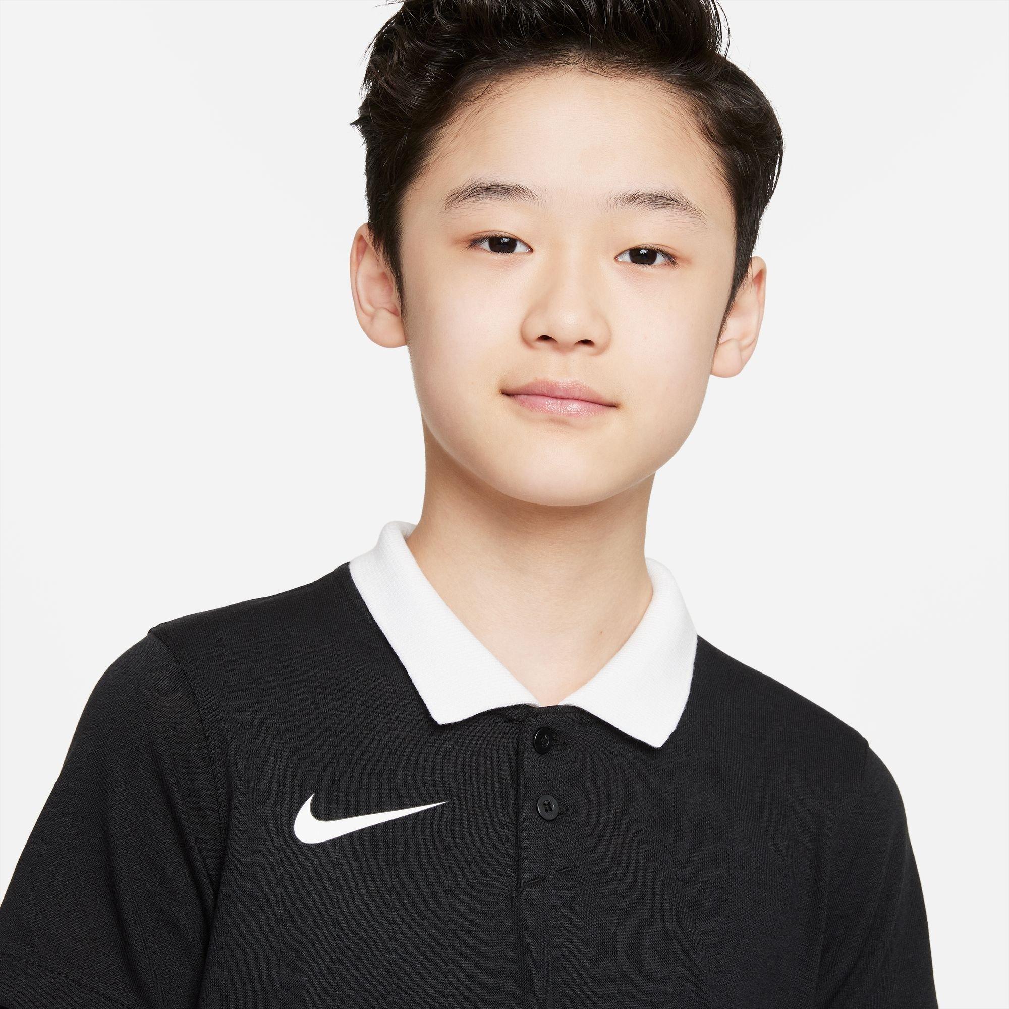 Preto - Nike - Kids' Park 20 Dri-FIT Short-Sleeve Polo - 3
