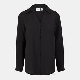 Vila Vdmra V-Neck Long-Sleeve Blouse