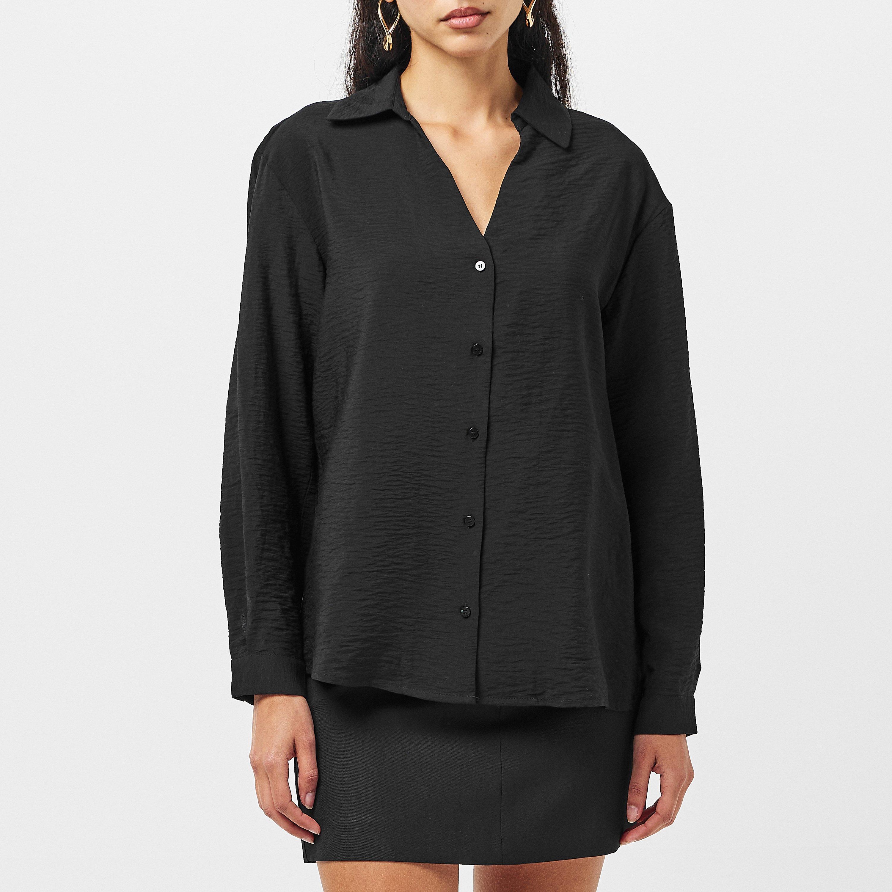 Black Beauty - Vila - Vdmra V-Neck Long-Sleeve Blouse - 3