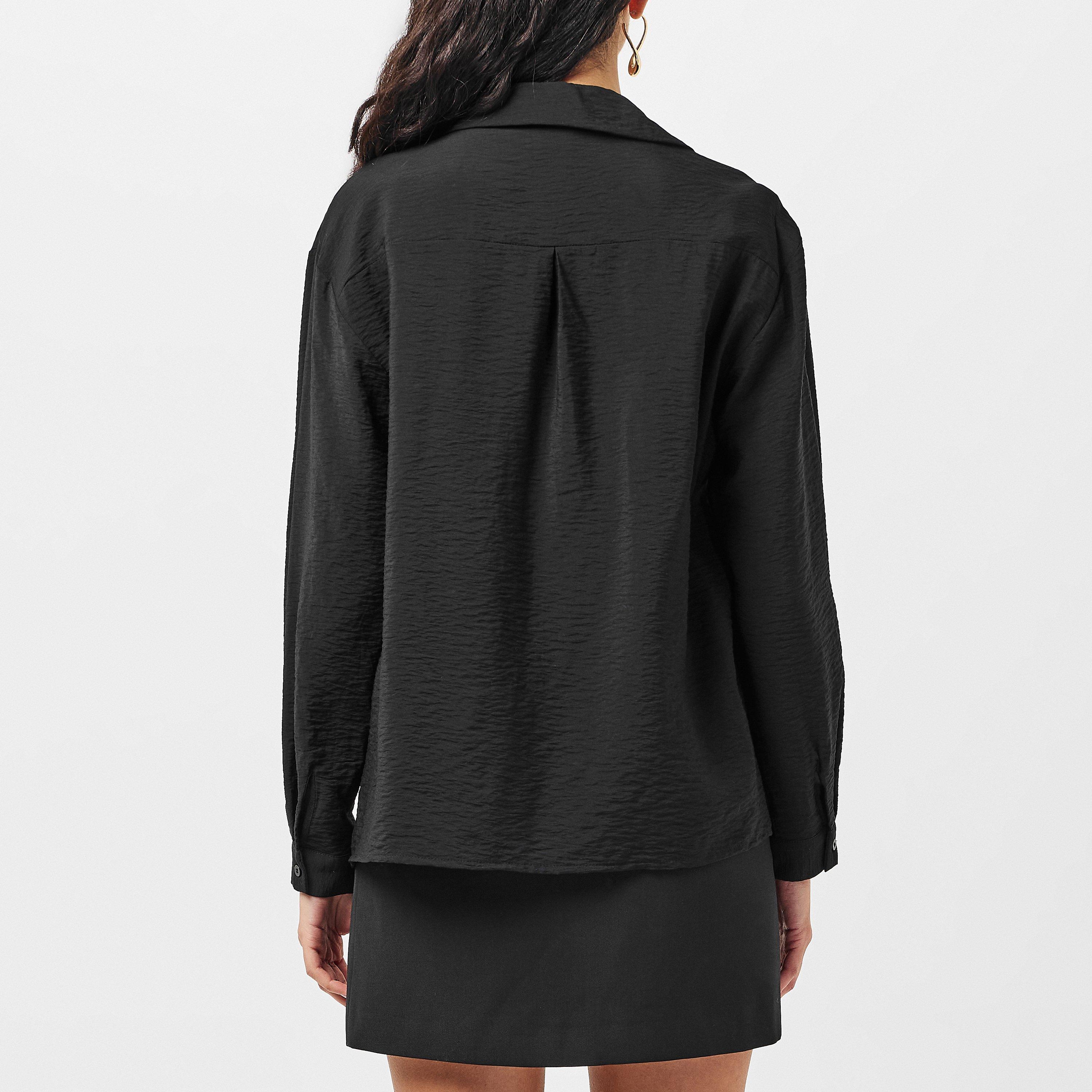 Black Beauty - Vila - Vdmra V-Neck Long-Sleeve Blouse - 4