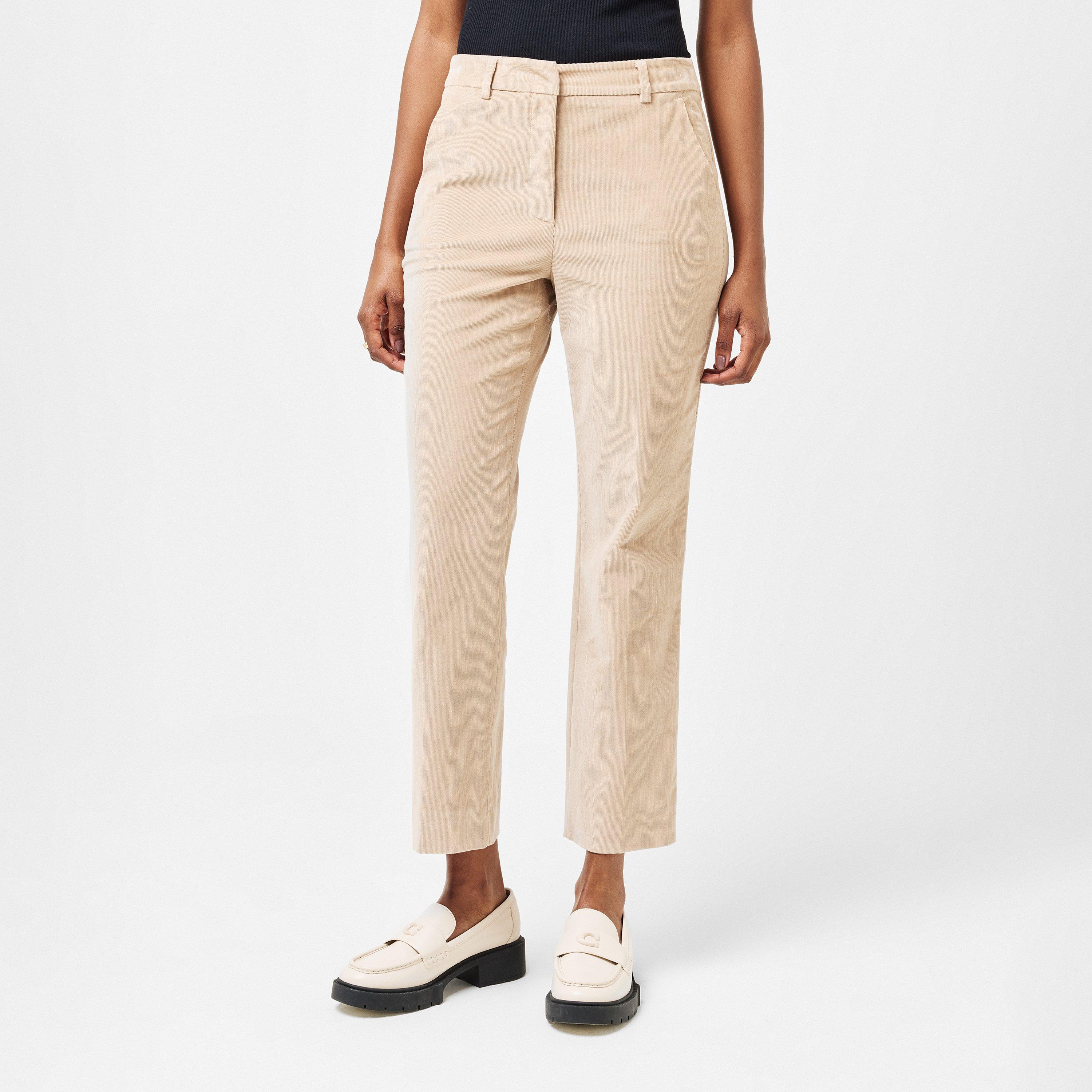 Beige - Weekend Max Mara - Women's Tailored Straight Leg Trousers - 3