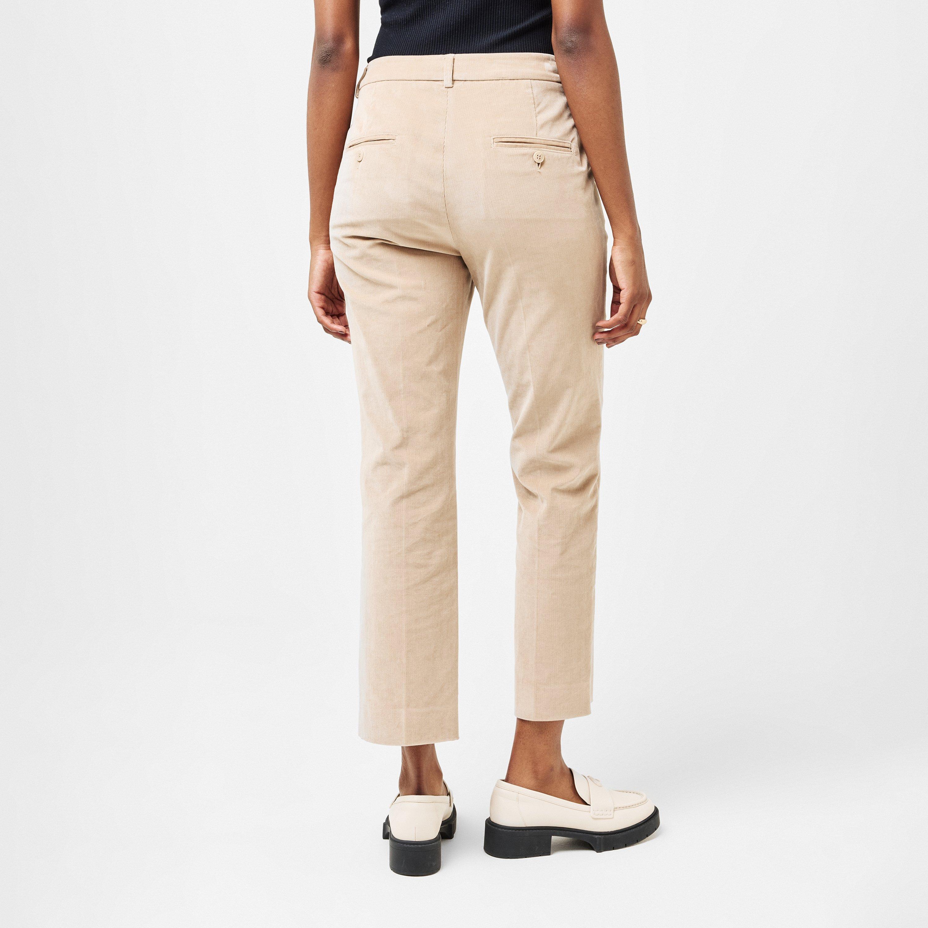 Beige - Weekend Max Mara - Women's Tailored Straight Leg Trousers - 4