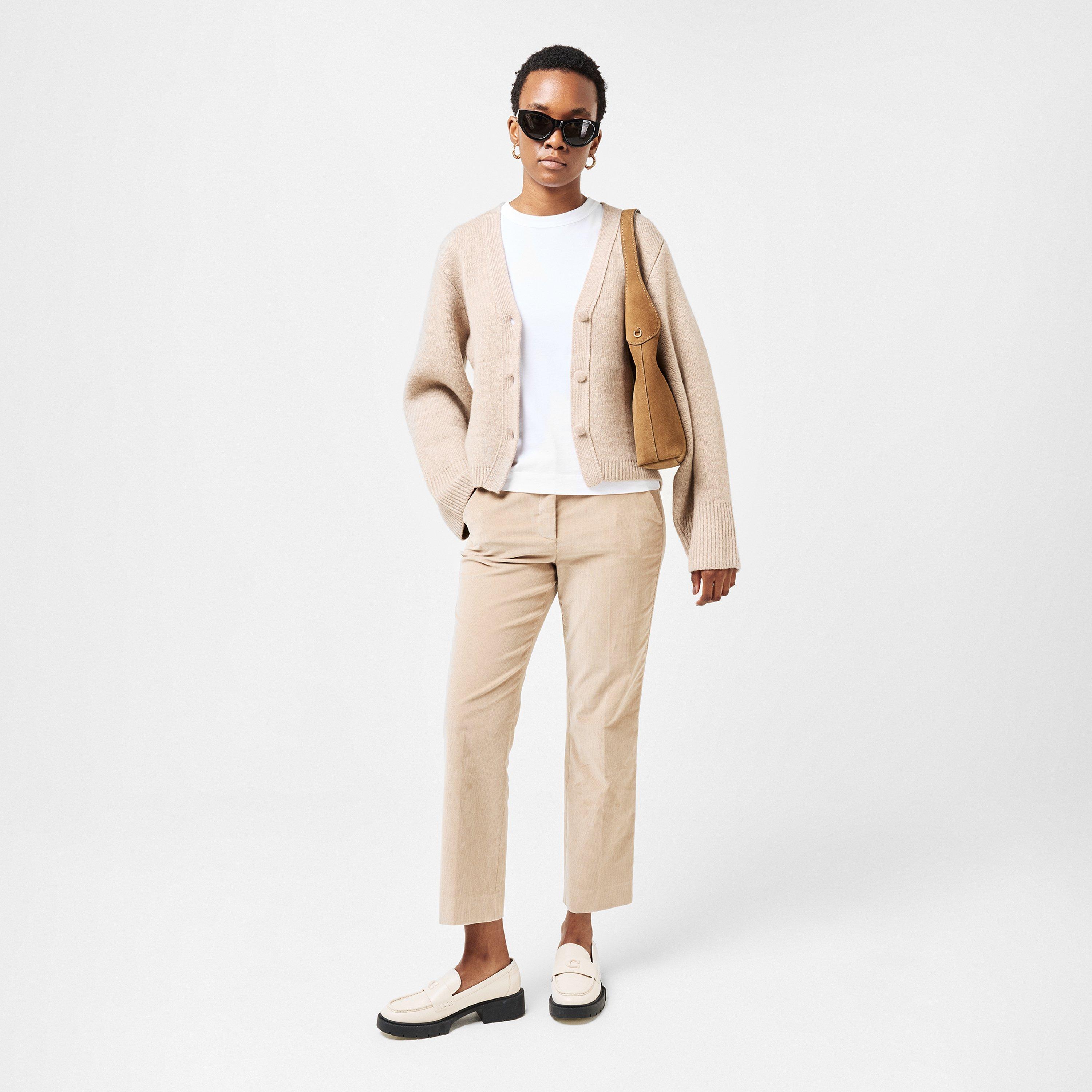 Beige - Weekend Max Mara - Women's Tailored Straight Leg Trousers - 6