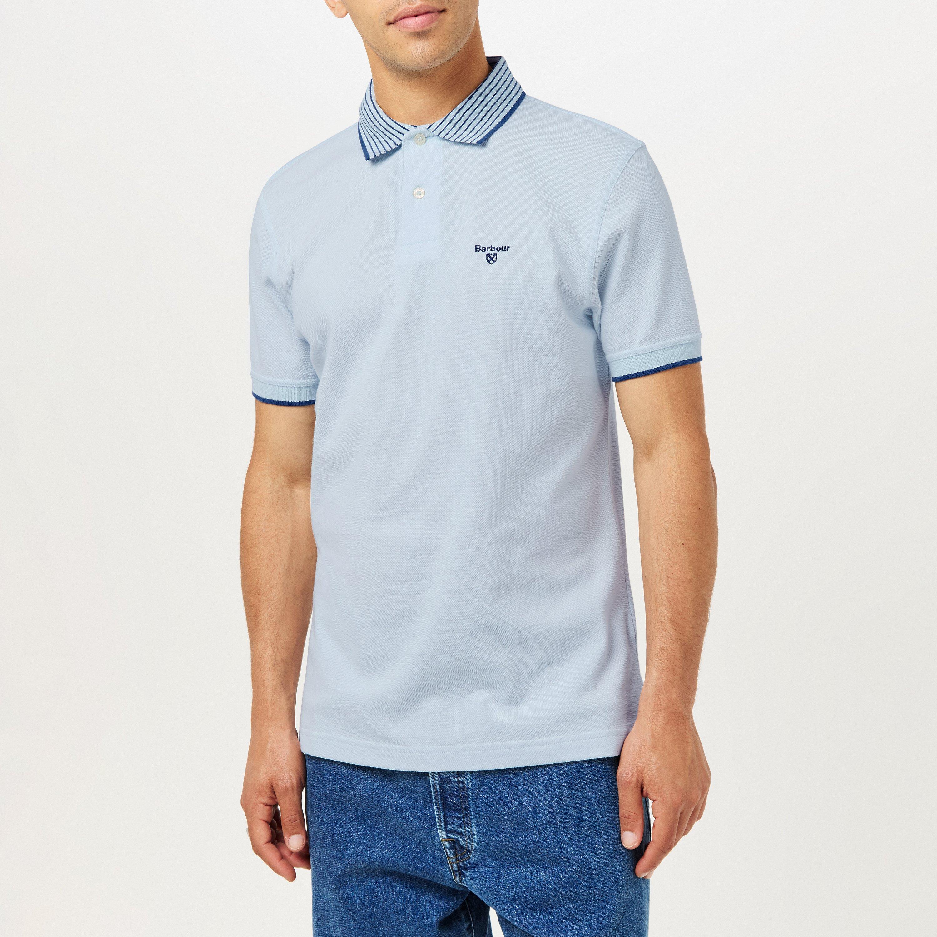 Bleach Bl BU28 - Barbour - Men's Denwick Short-Sleeve Polo Shirt - 3