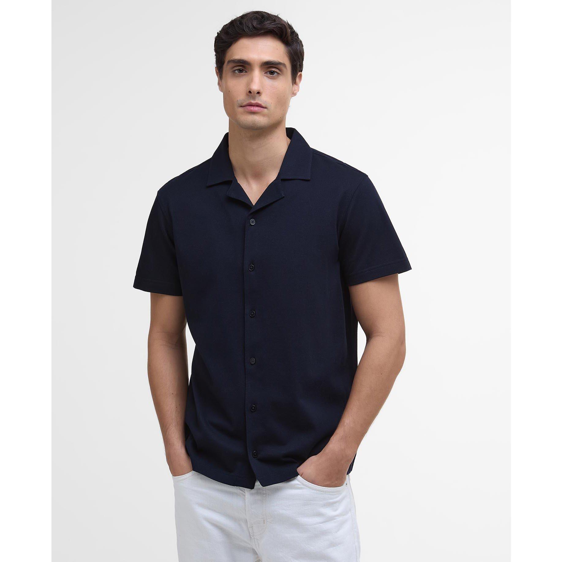 Navy NY94 - Barbour International - Men's B Intense Tonto Short-Sleeve Polo Shirt - 2